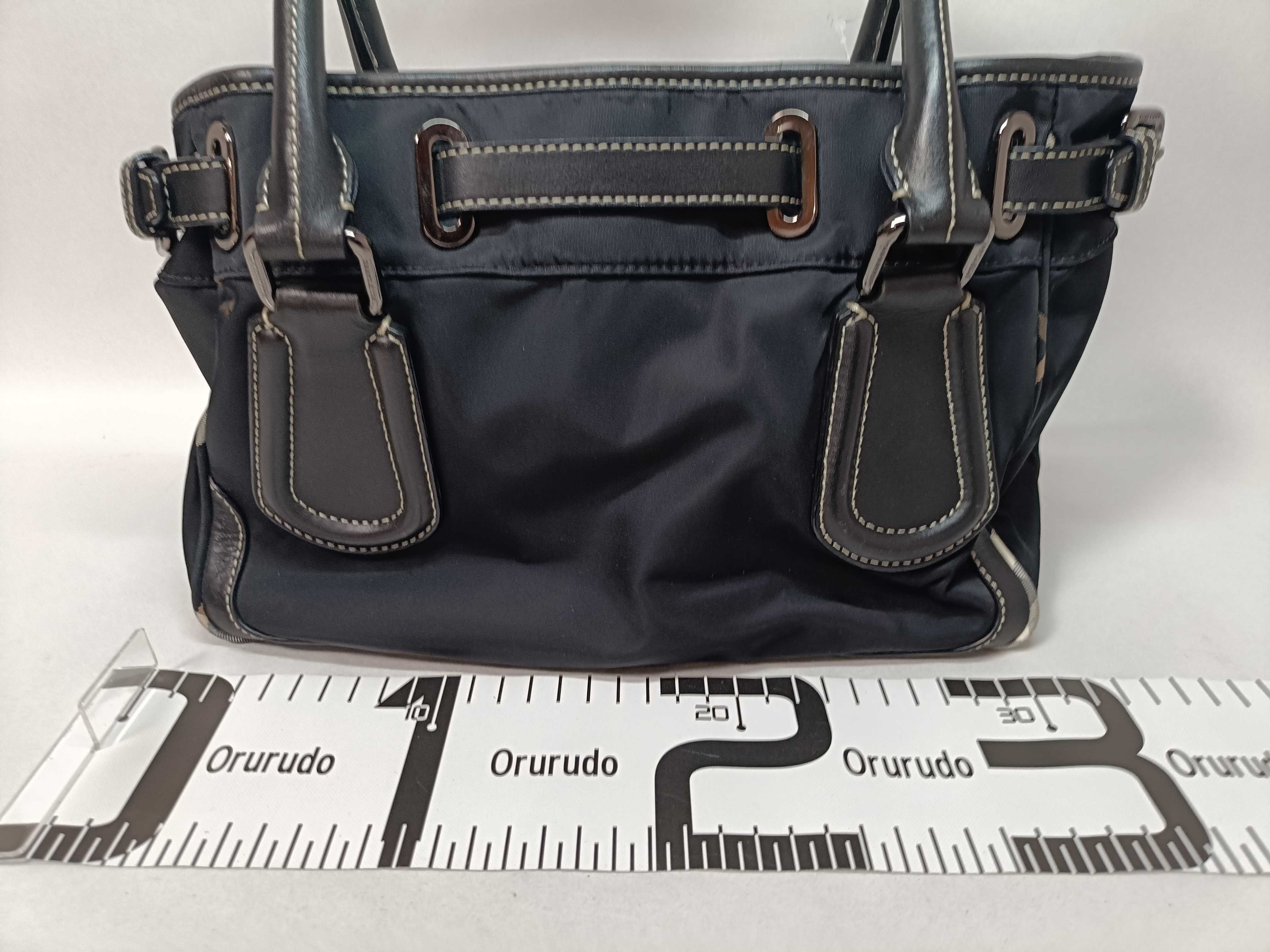 Blue Label Nylon Tote Bag Handbag — view 2