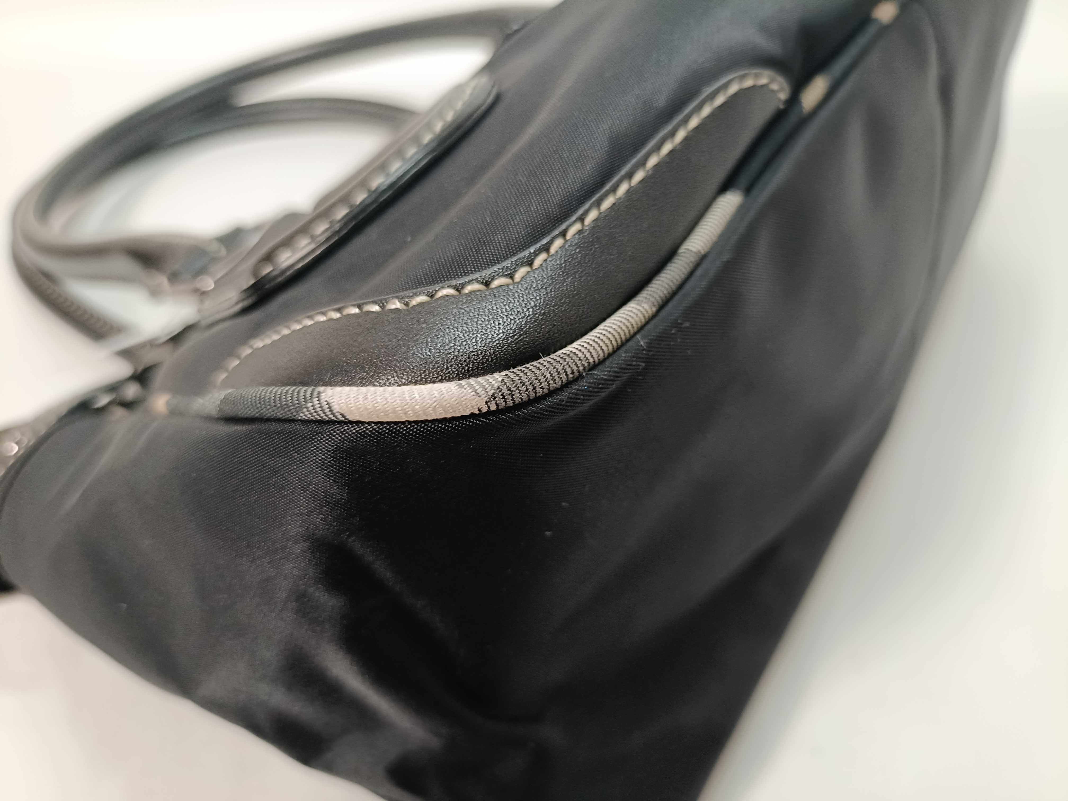 Blue Label Nylon Tote Bag Handbag — view 6