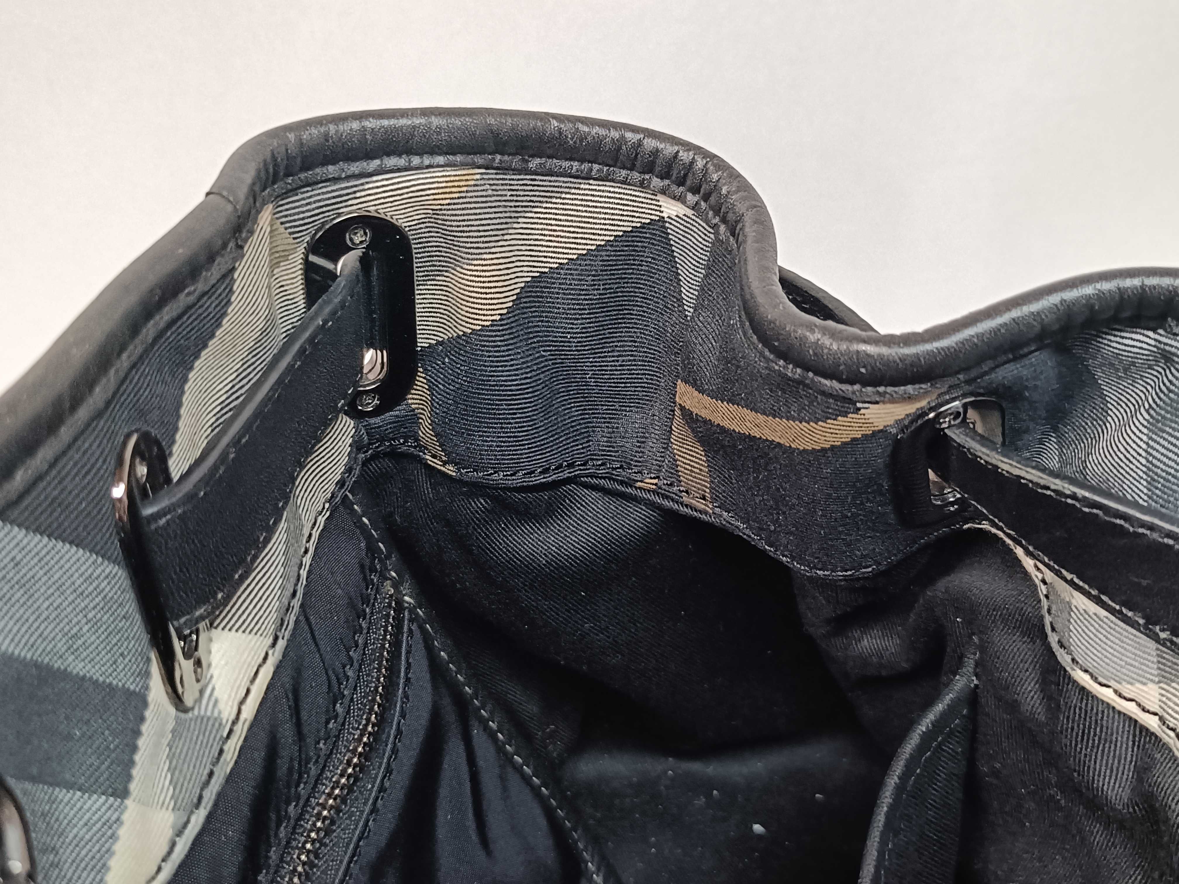 Blue Label Nylon Tote Bag Handbag — view 9