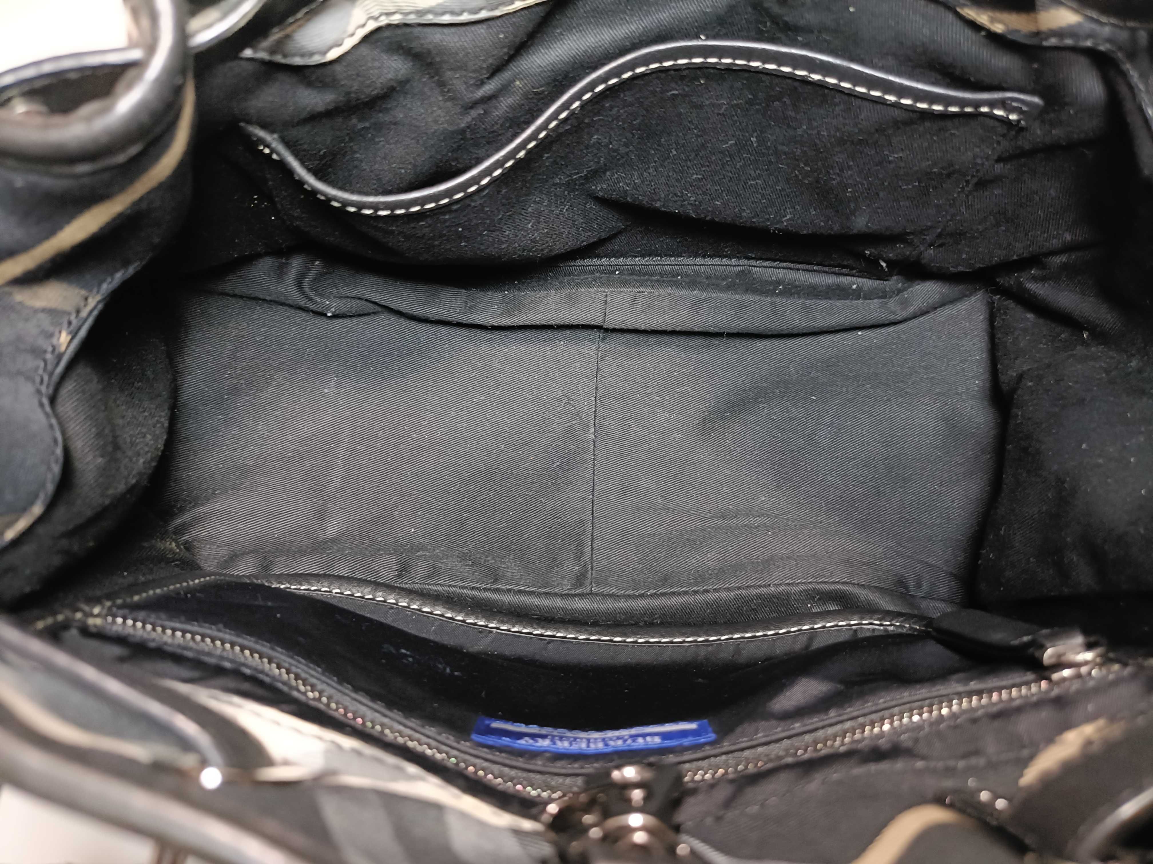 Blue Label Nylon Tote Bag Handbag — view 10