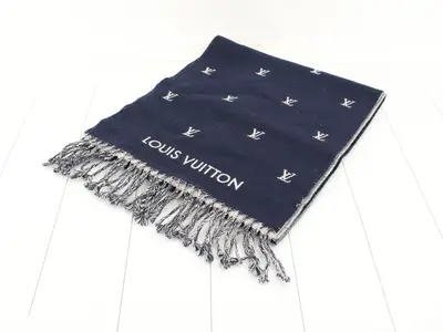 Reversible Monogram Scarf