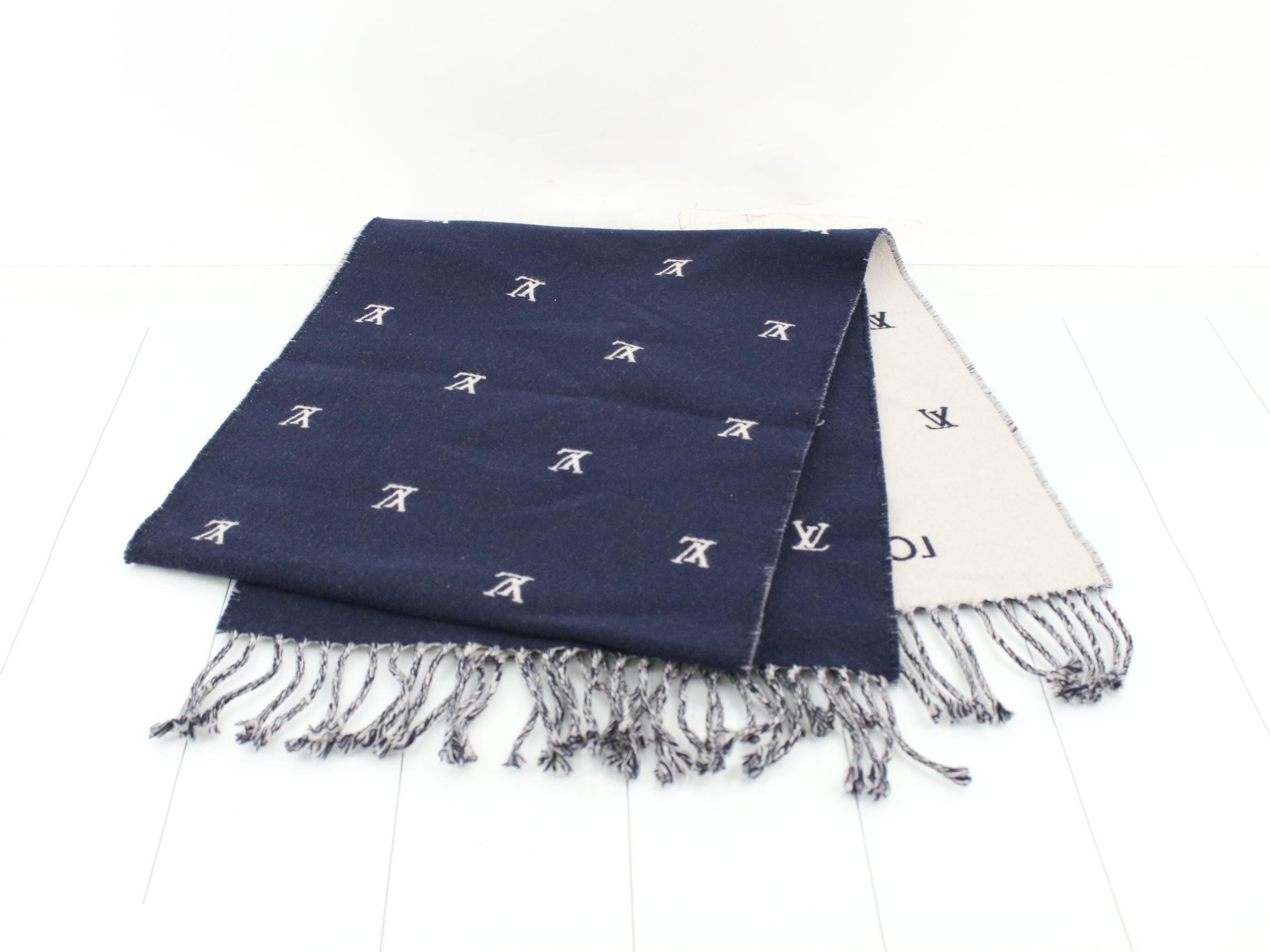 Reversible Monogram Scarf — view 3
