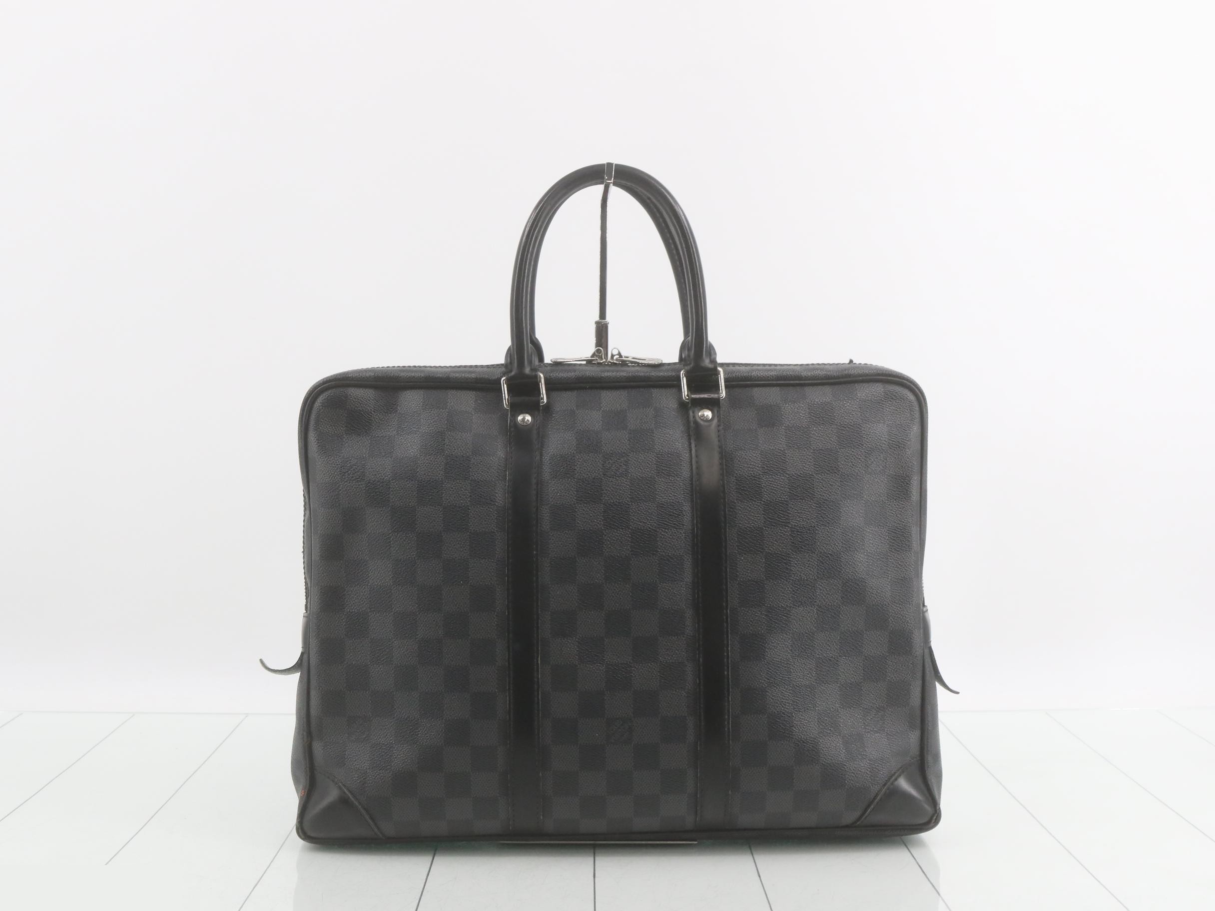 N41125 Damier Graphite Port Document Voyage