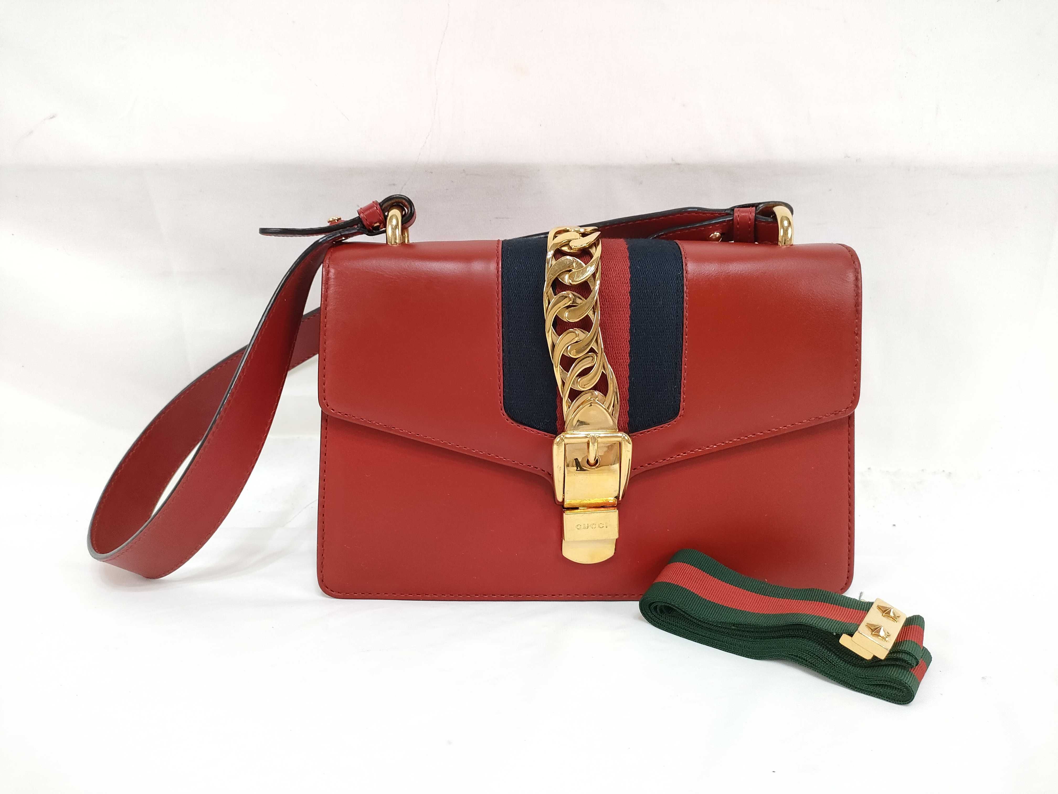 Sylvie Leather Shoulder Bag