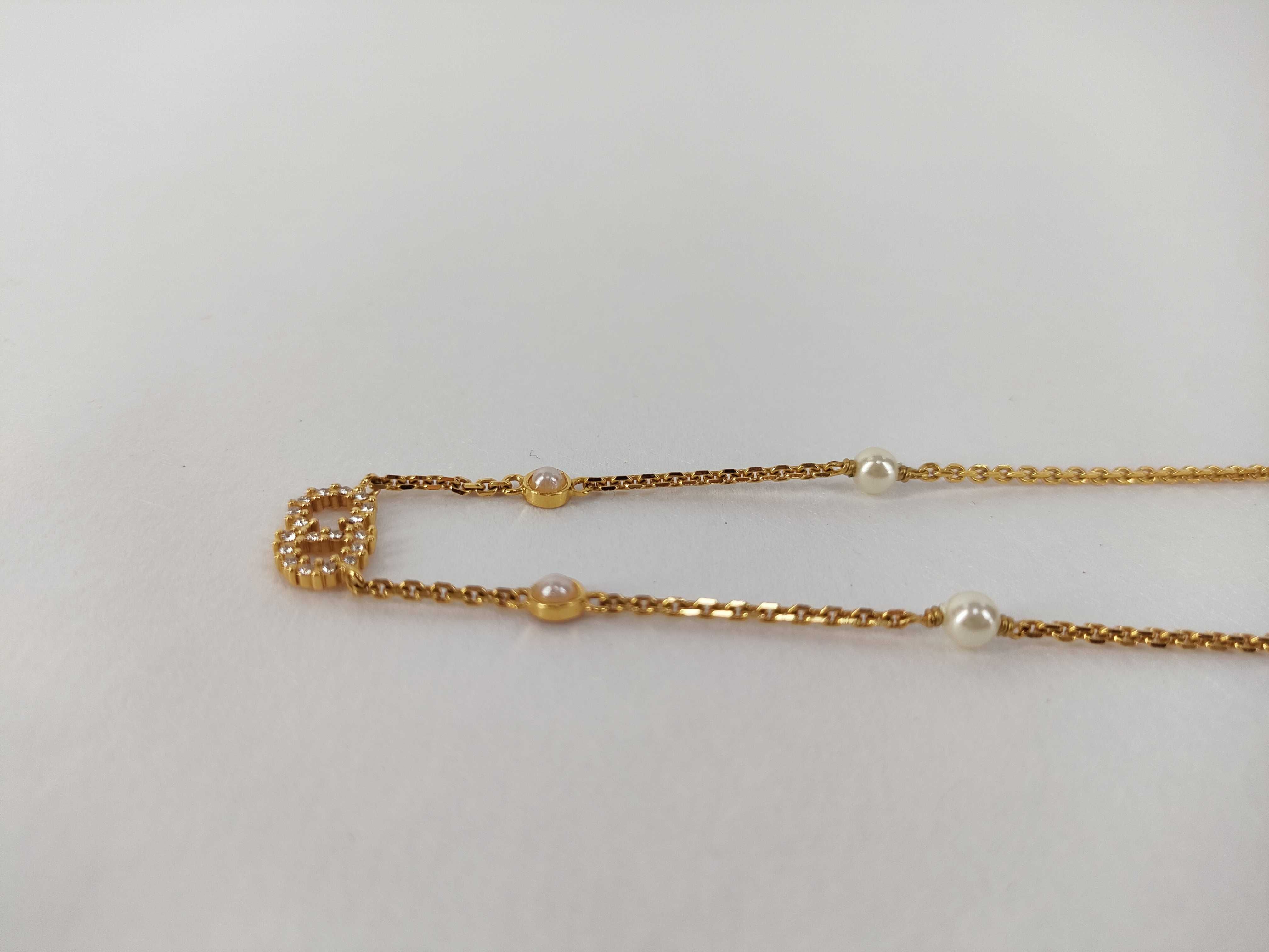 CD Rhinestone Pearl Necklace — view 8