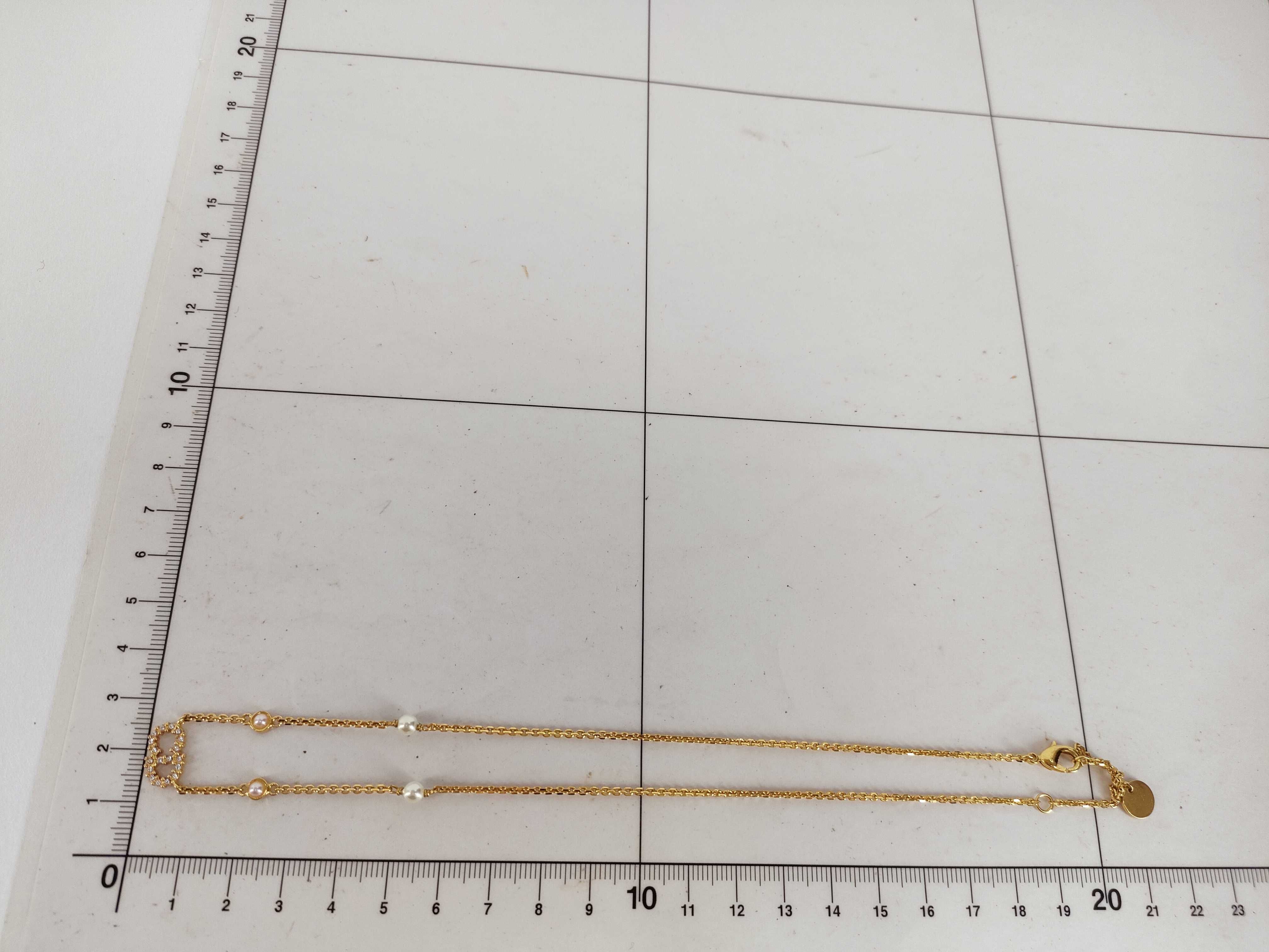 CD Rhinestone Pearl Necklace — view 10