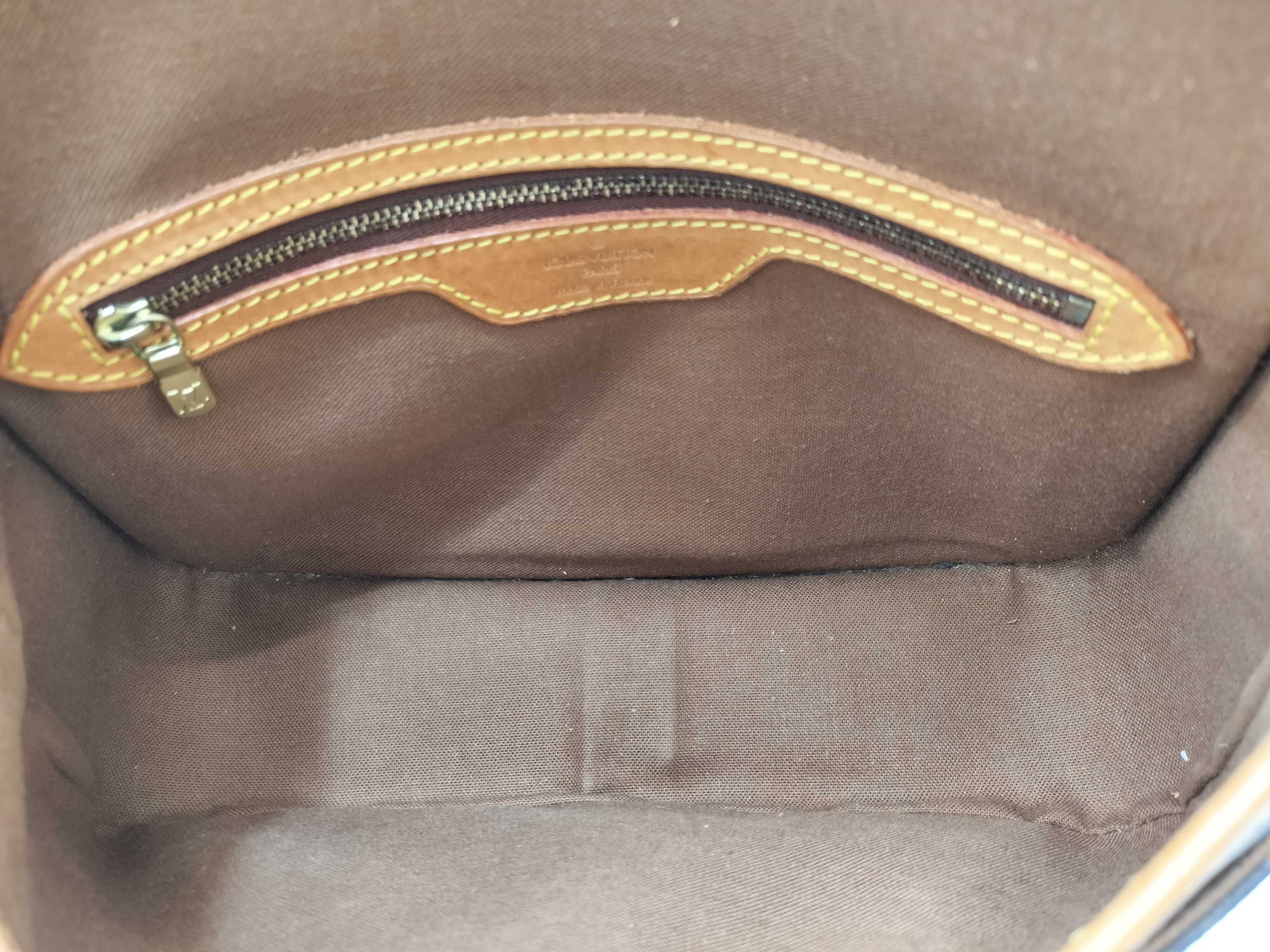 Monogram Brown Shoulder Bag — view 12