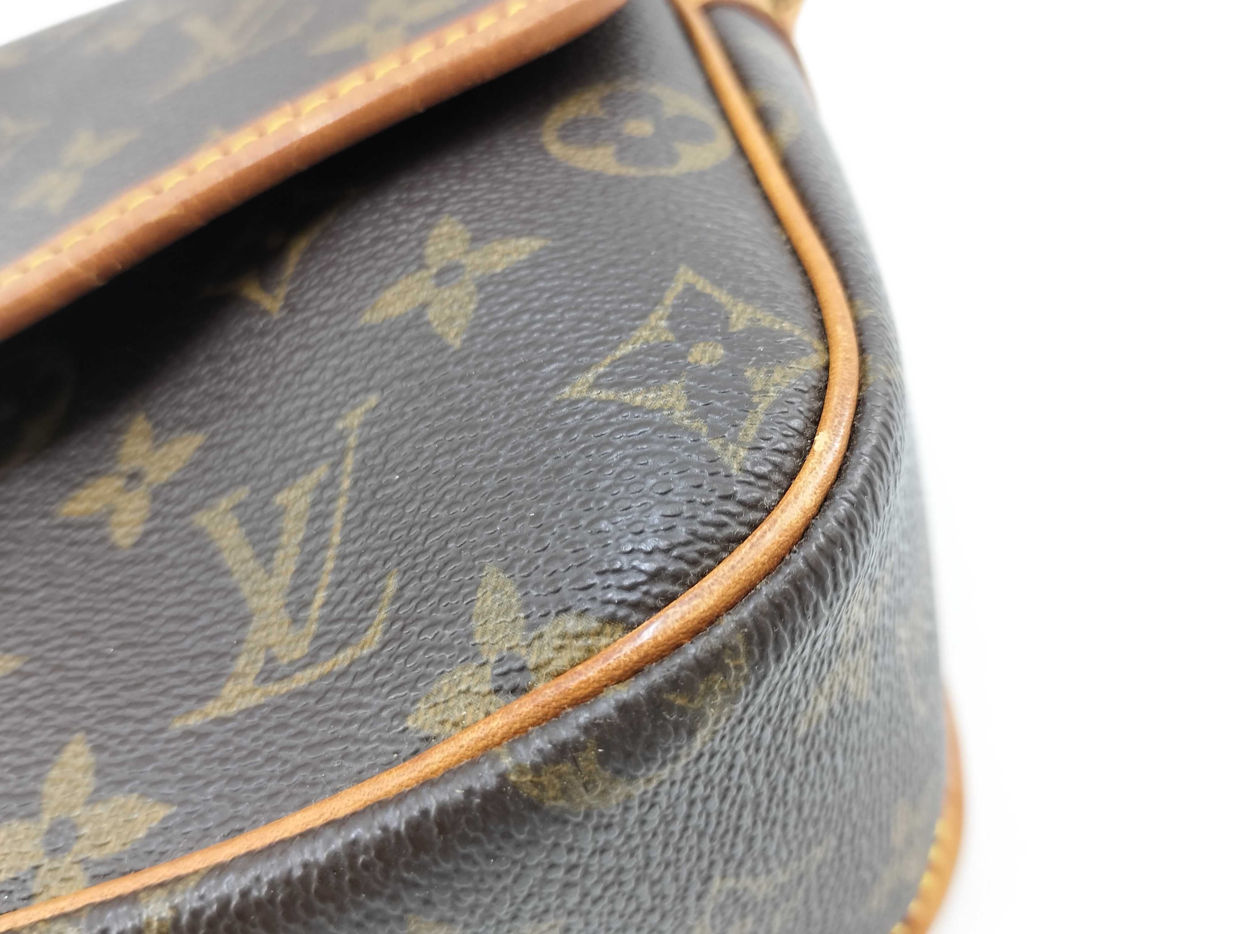 Monogram Brown Shoulder Bag — view 4