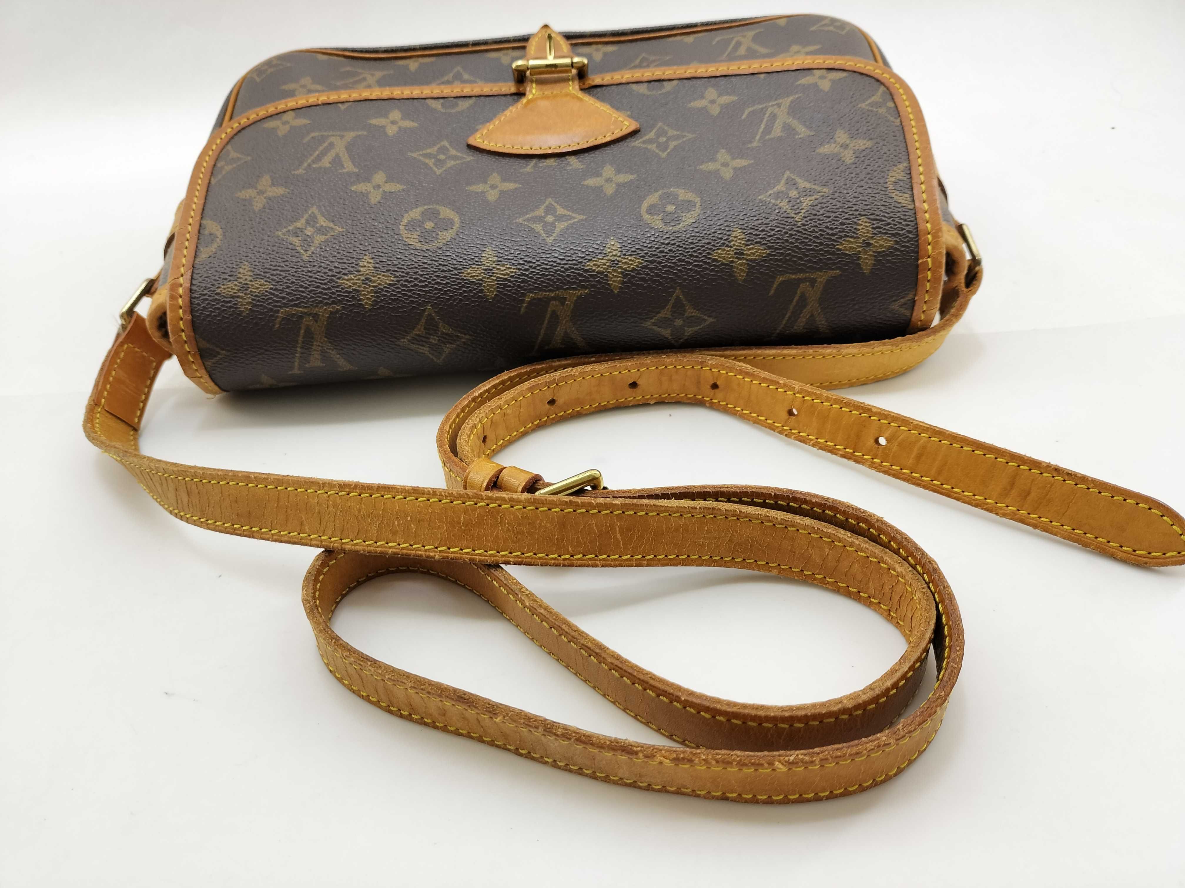 Monogram Brown Shoulder Bag — view 8