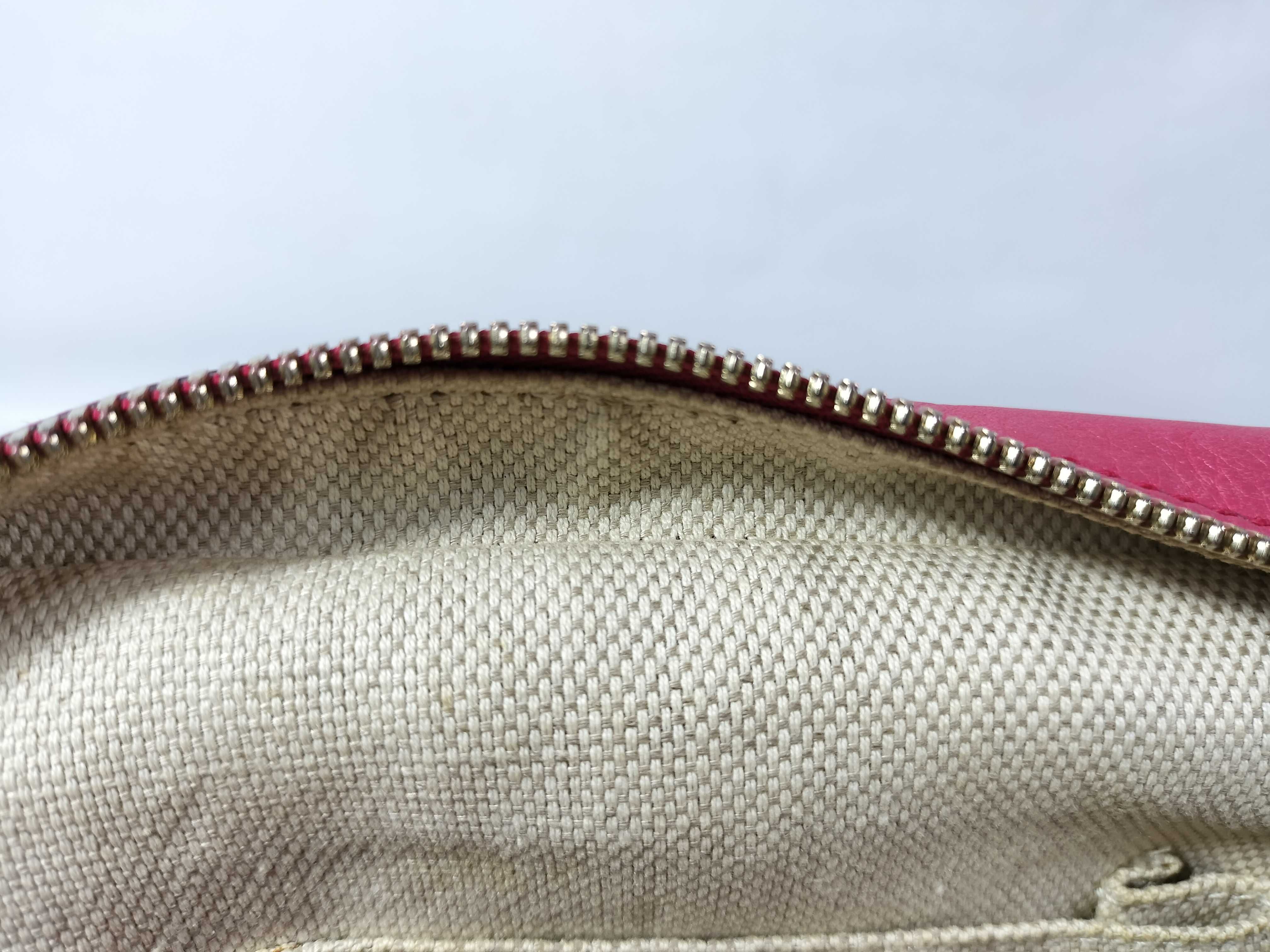 Soho Leather Shoulder Bag, Pink — view 11