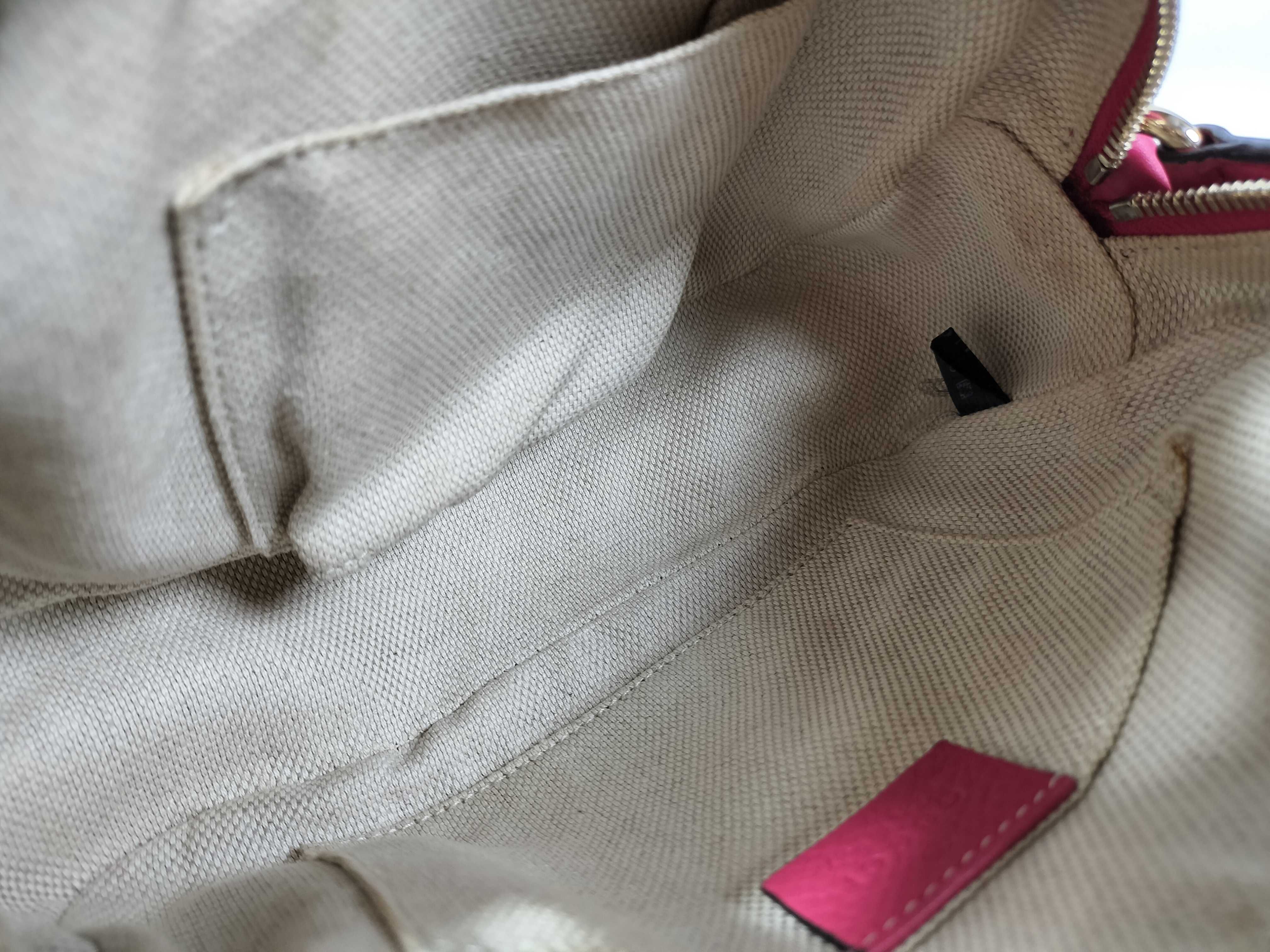 Soho Leather Shoulder Bag, Pink — view 9