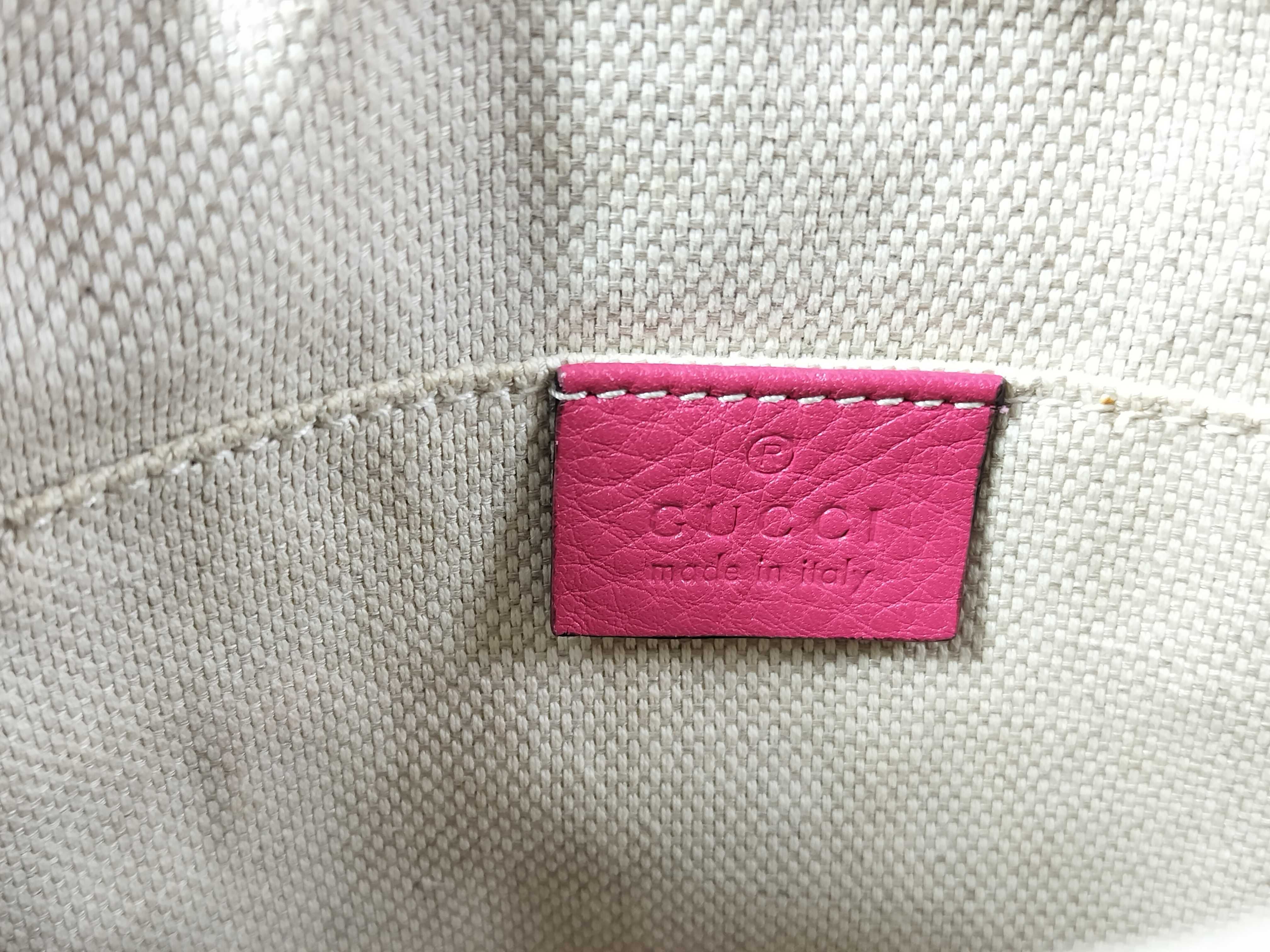 Soho Leather Shoulder Bag, Pink — view 10