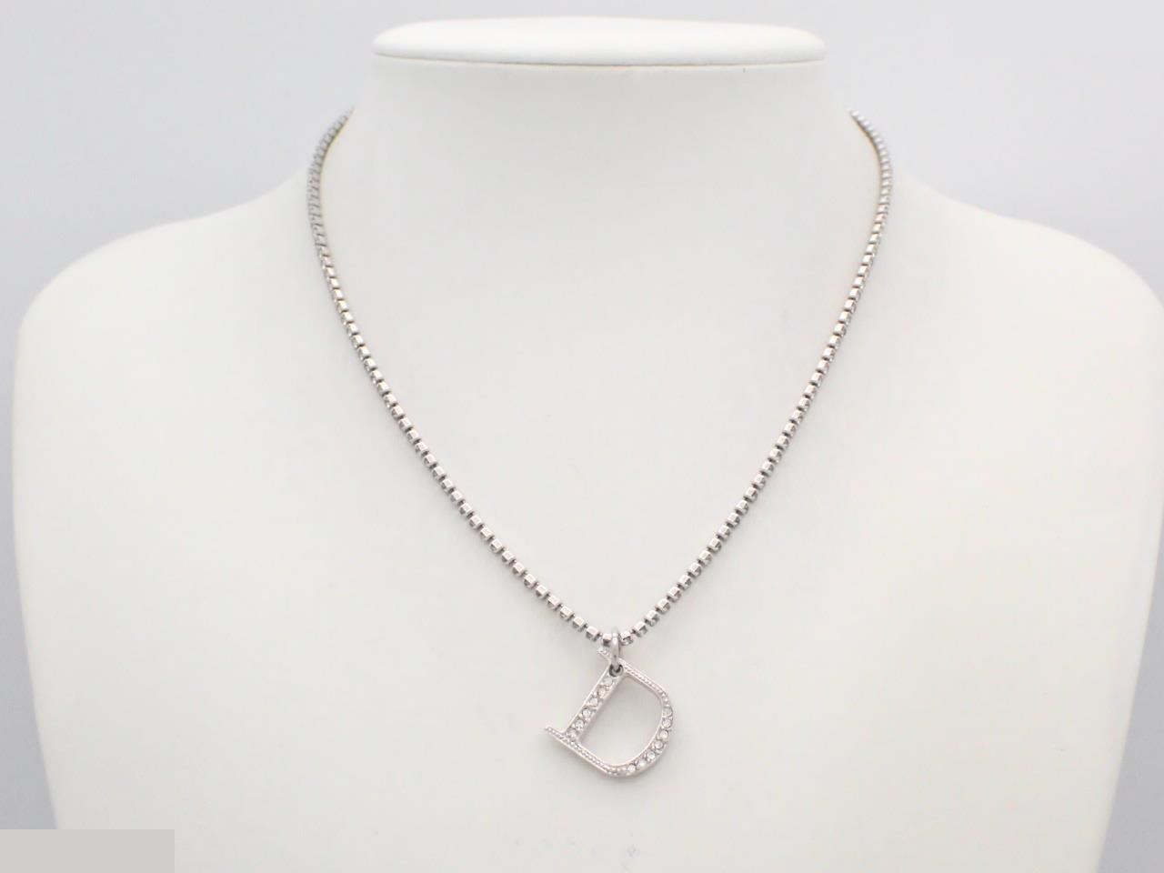 necklace rhinestone stone chain — view 3