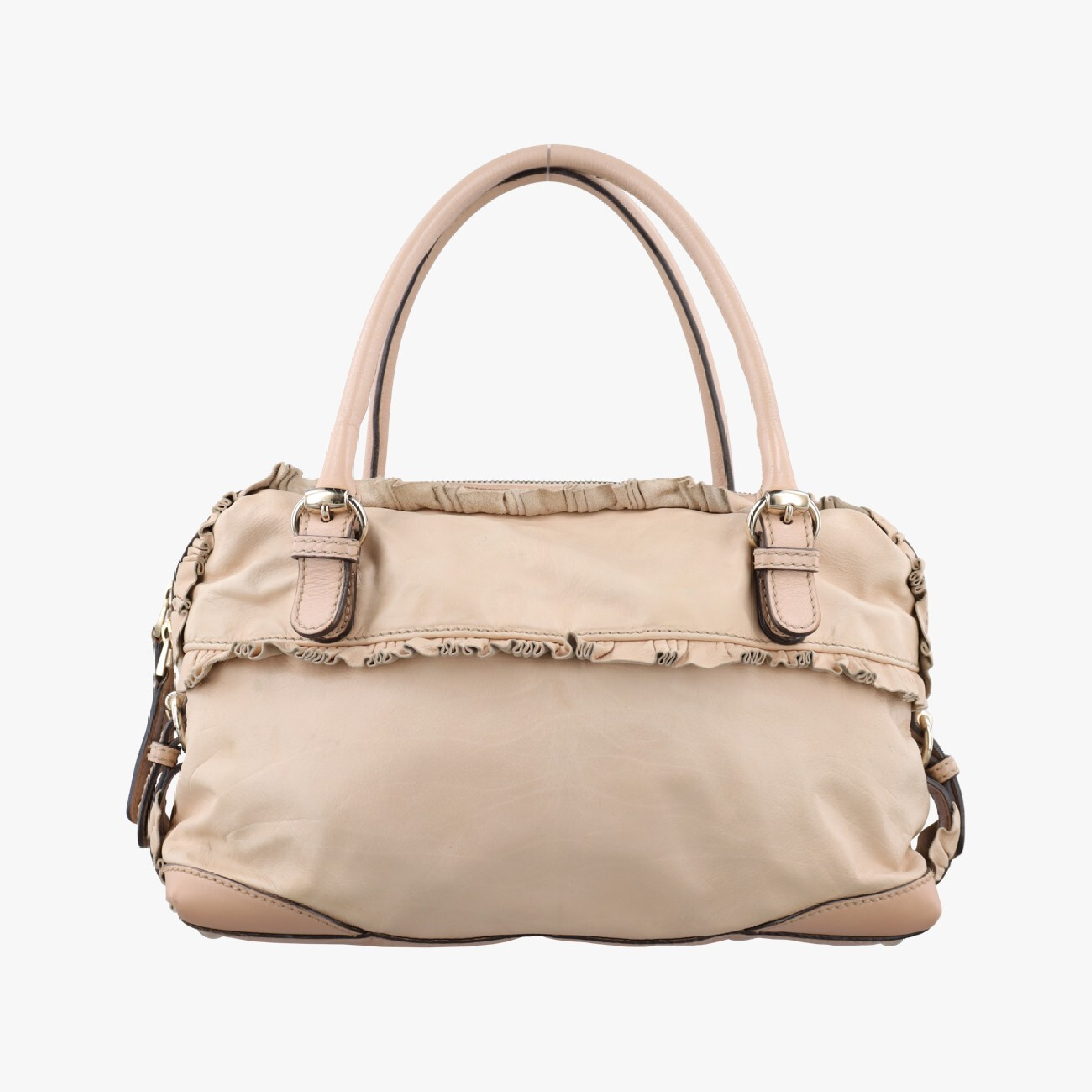 Sabrina Boston Beige Leather Handbag 189848 D1871102