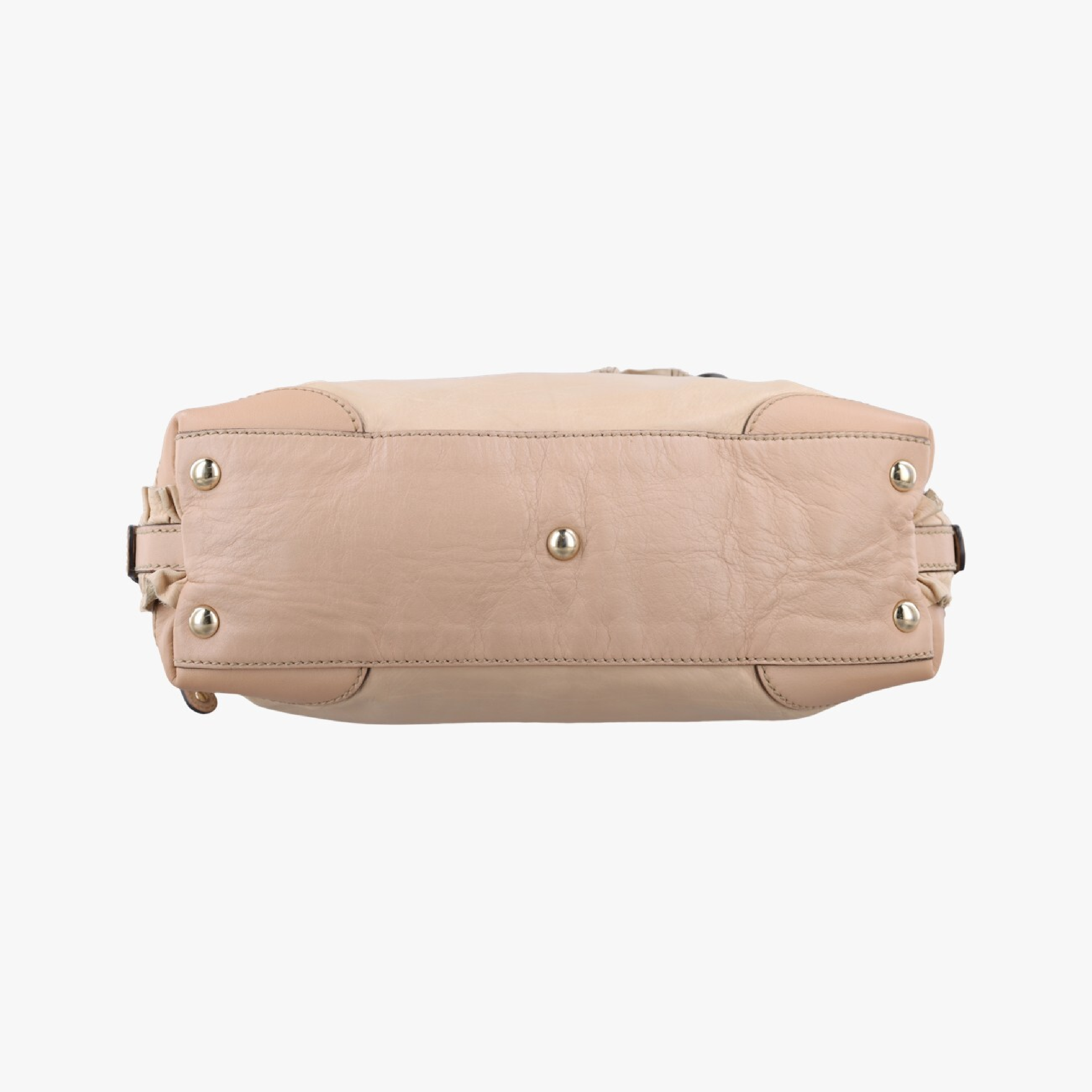 Sabrina Boston Beige Leather Handbag 189848 D1871102 — view 3
