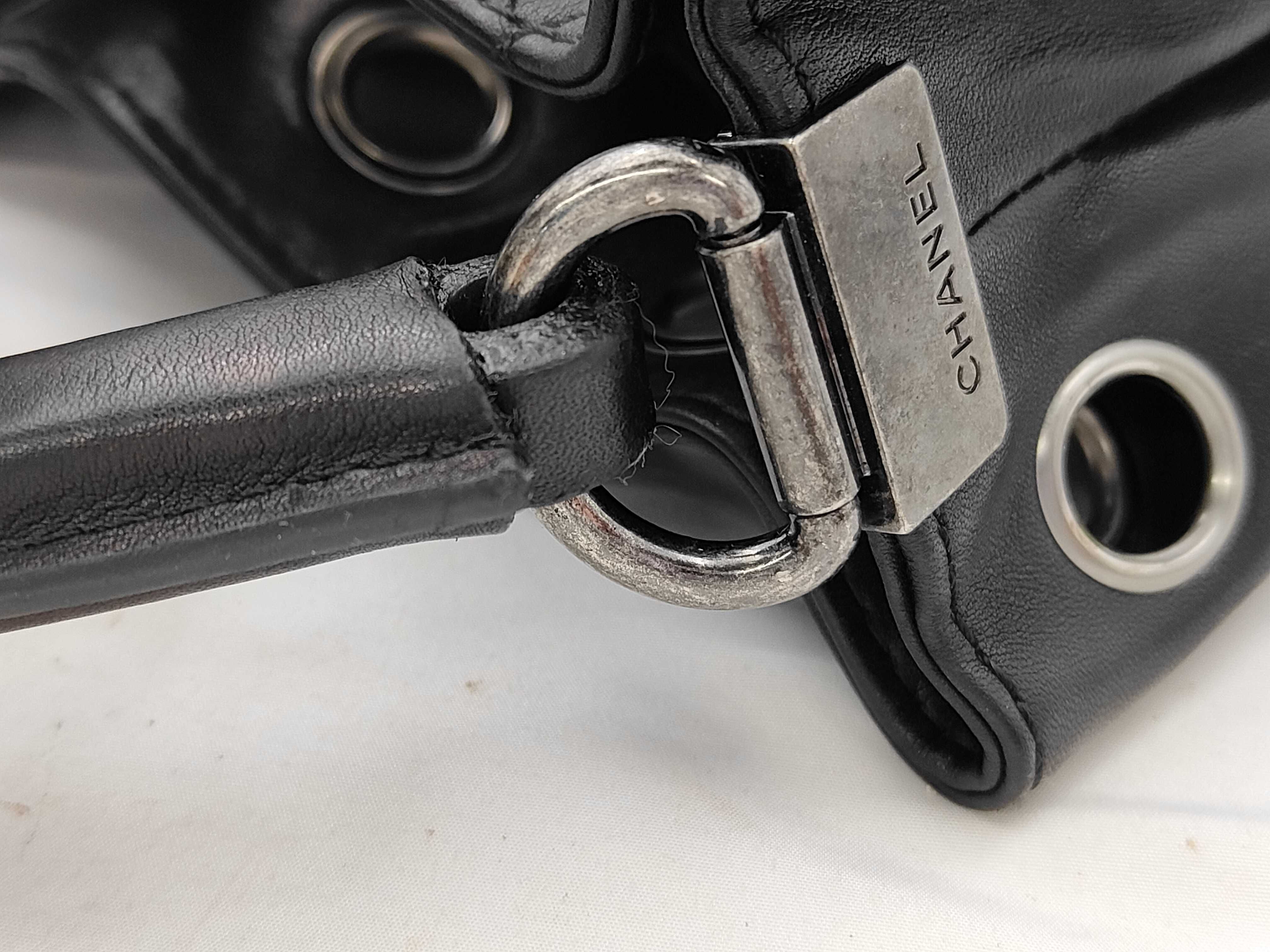 Calfskin One-Shoulder Handbag — view 5