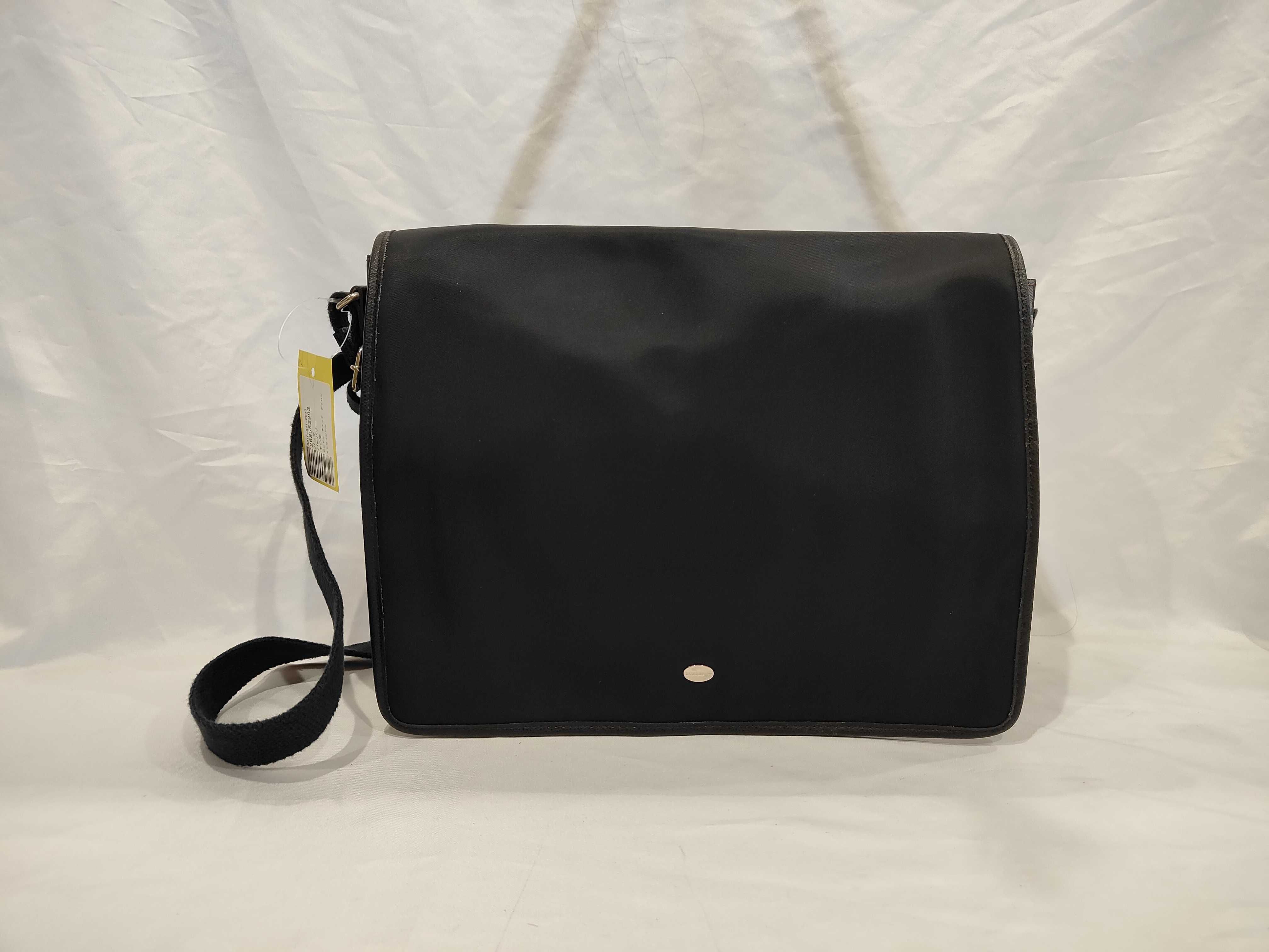 London Check Nylon Messenger Shoulder Bag
