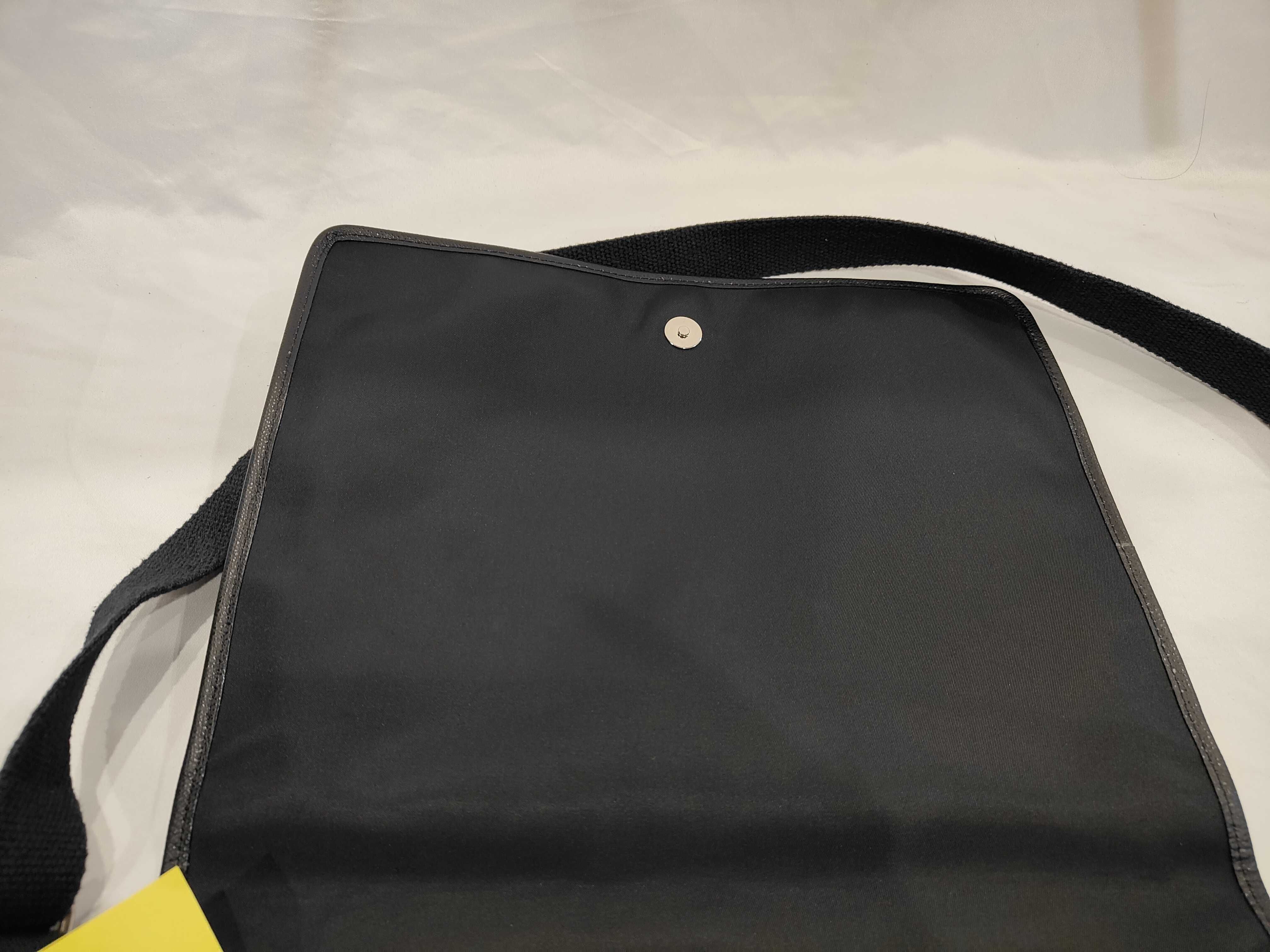 London Check Nylon Messenger Shoulder Bag — view 14