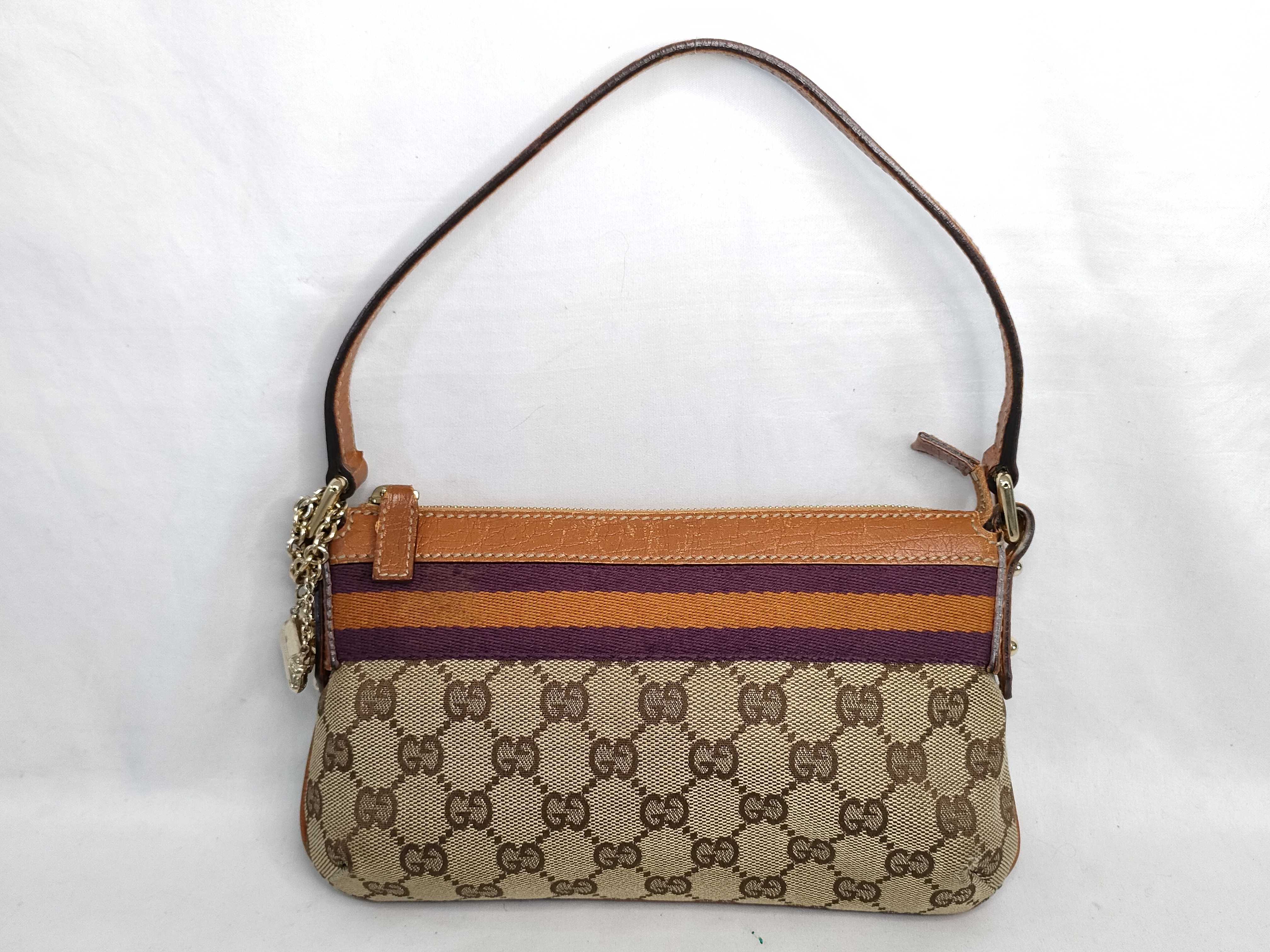 GG Canvas Gucci Pouch 145970 001998 Handbag