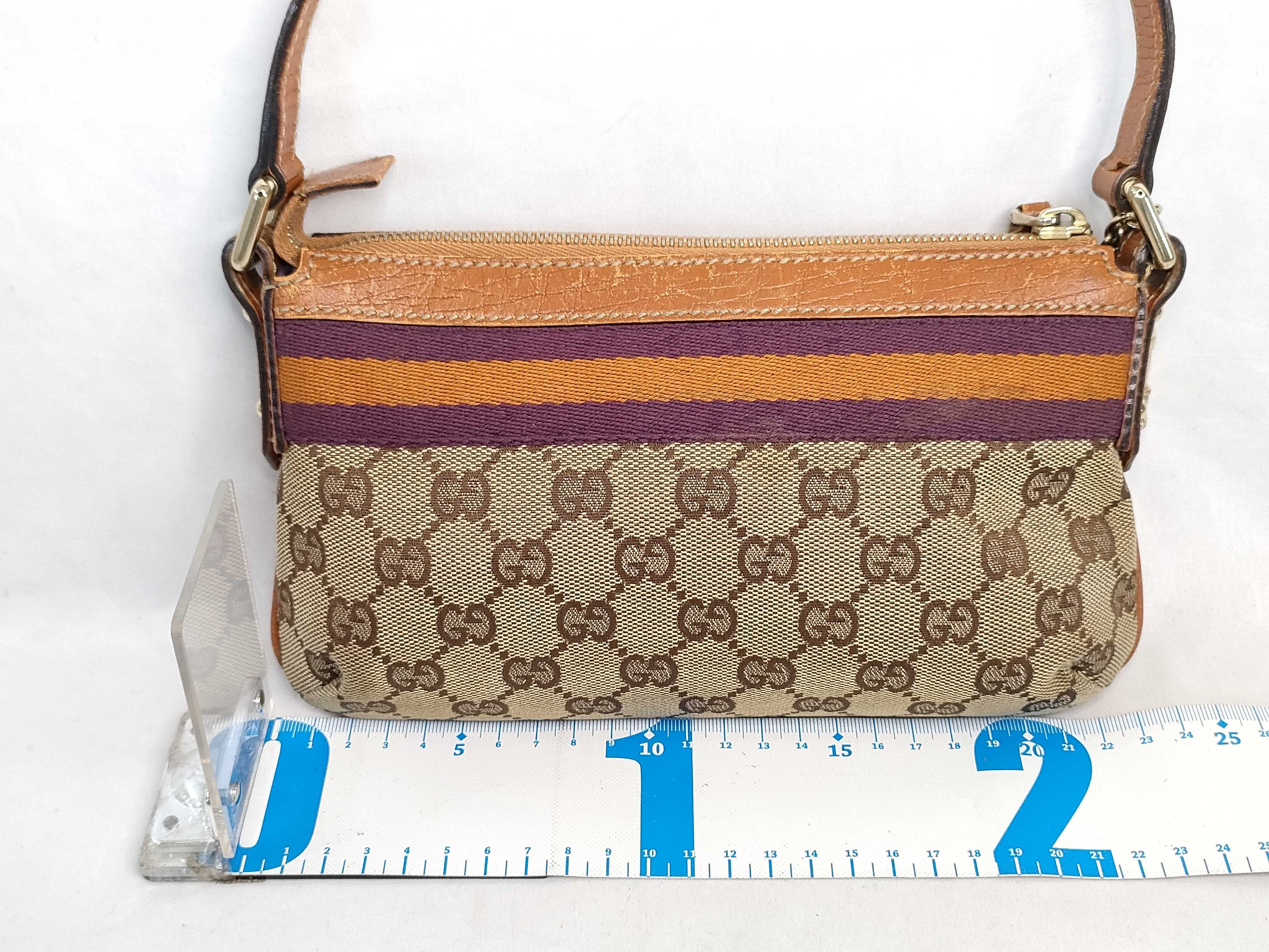 GG Canvas Gucci Pouch 145970 001998 Handbag — view 2