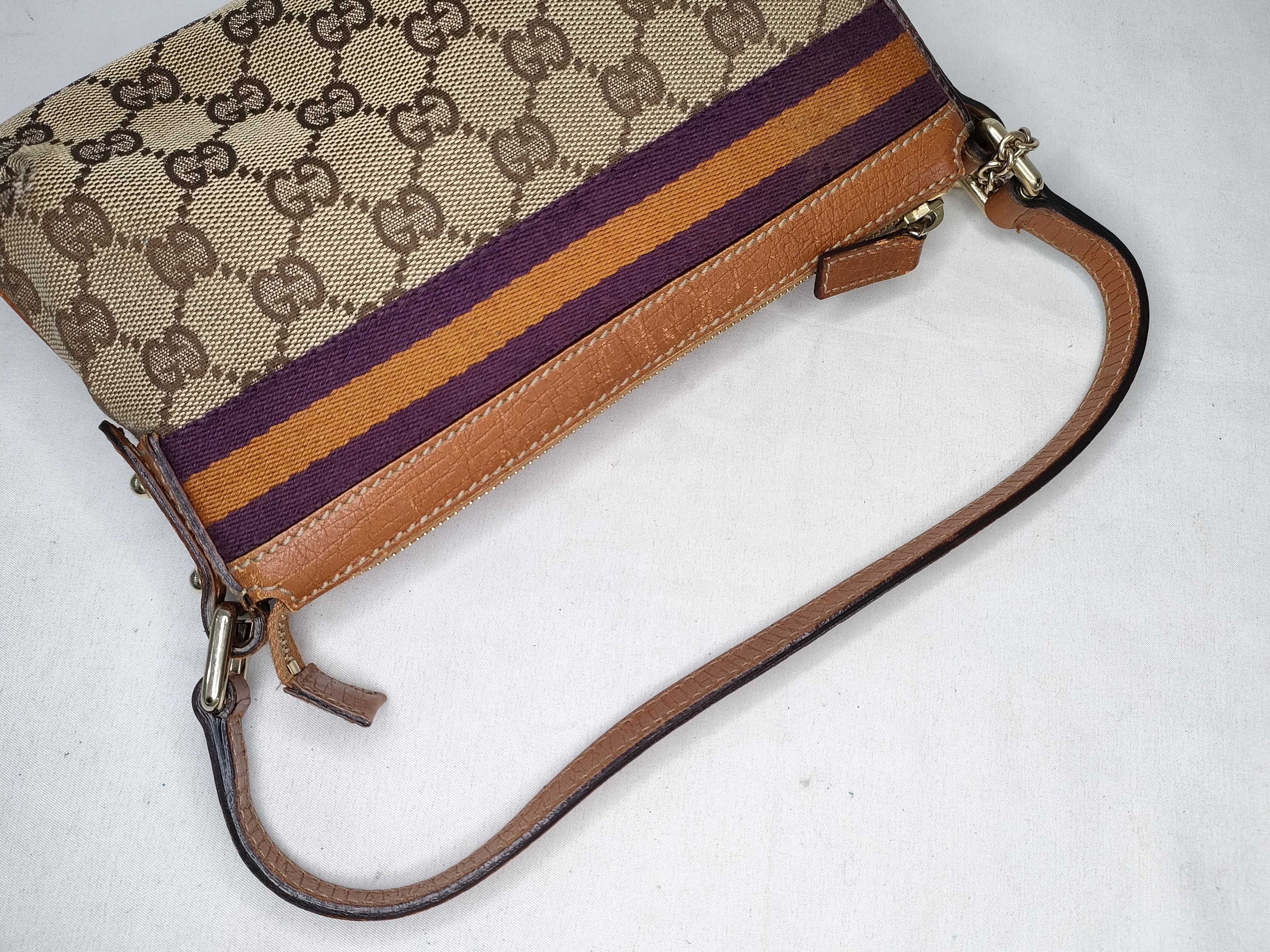 GG Canvas Gucci Pouch 145970 001998 Handbag — view 3