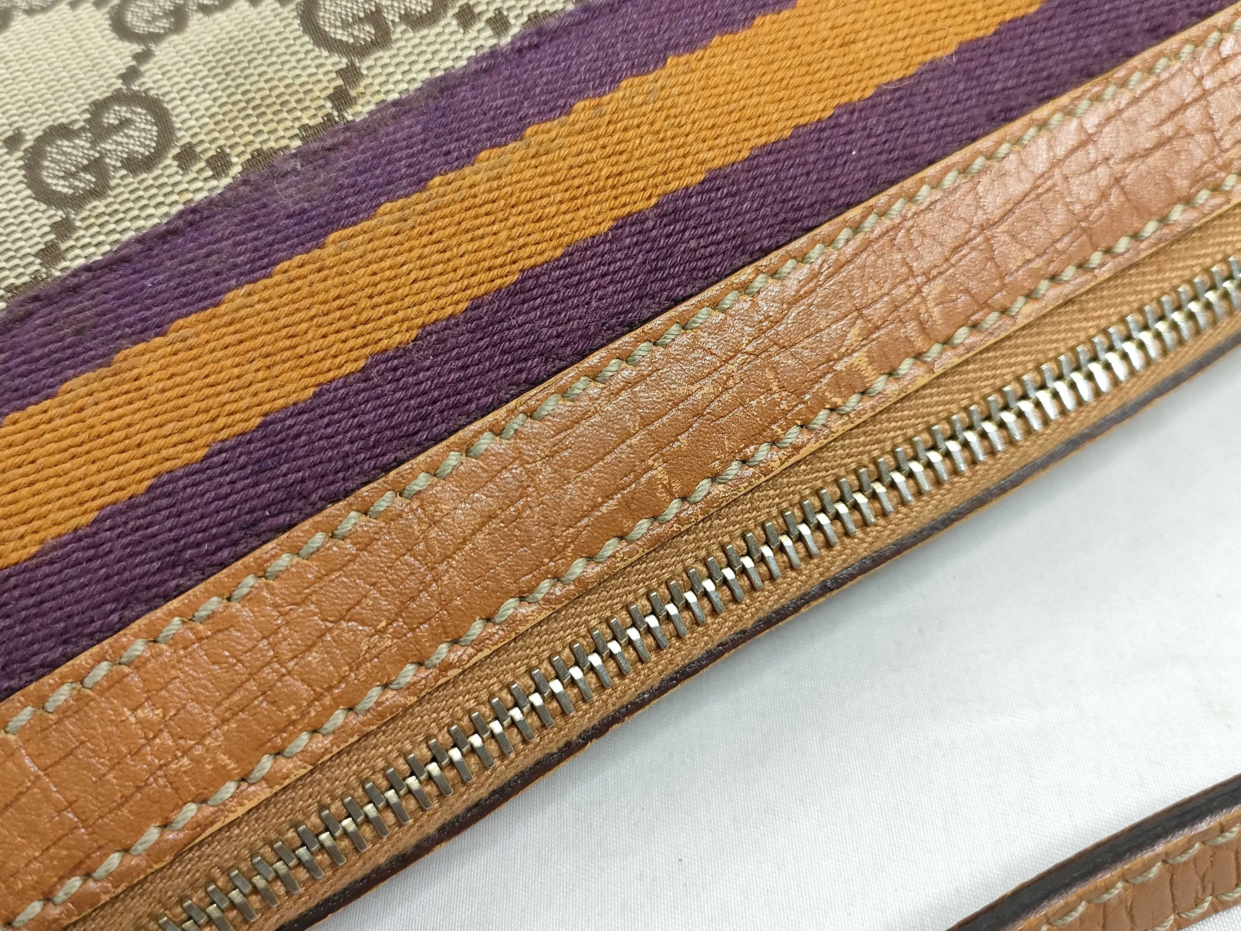 GG Canvas Gucci Pouch 145970 001998 Handbag — view 8