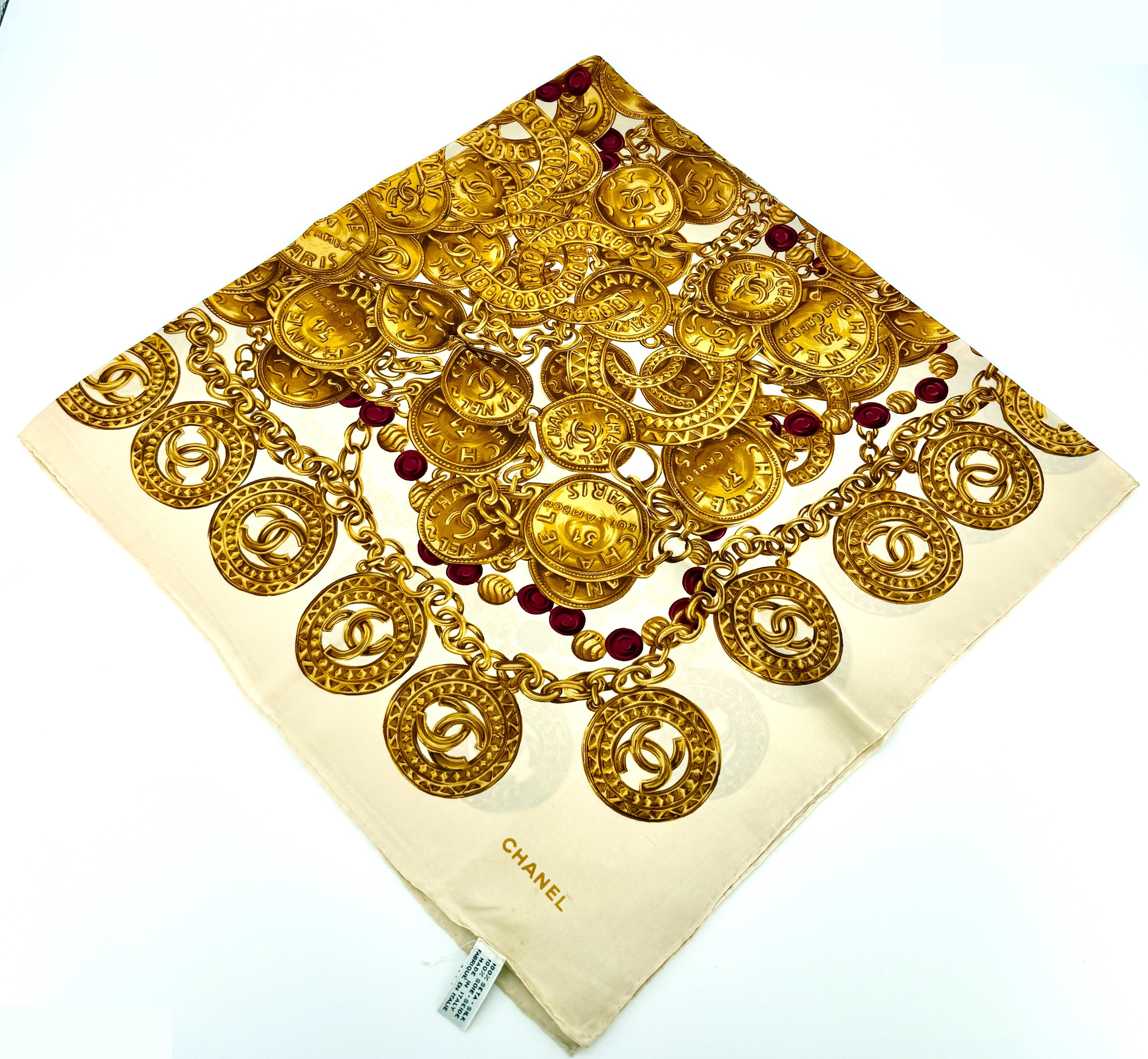 Other lines: Coco Mark scarf (with tag) — view 2