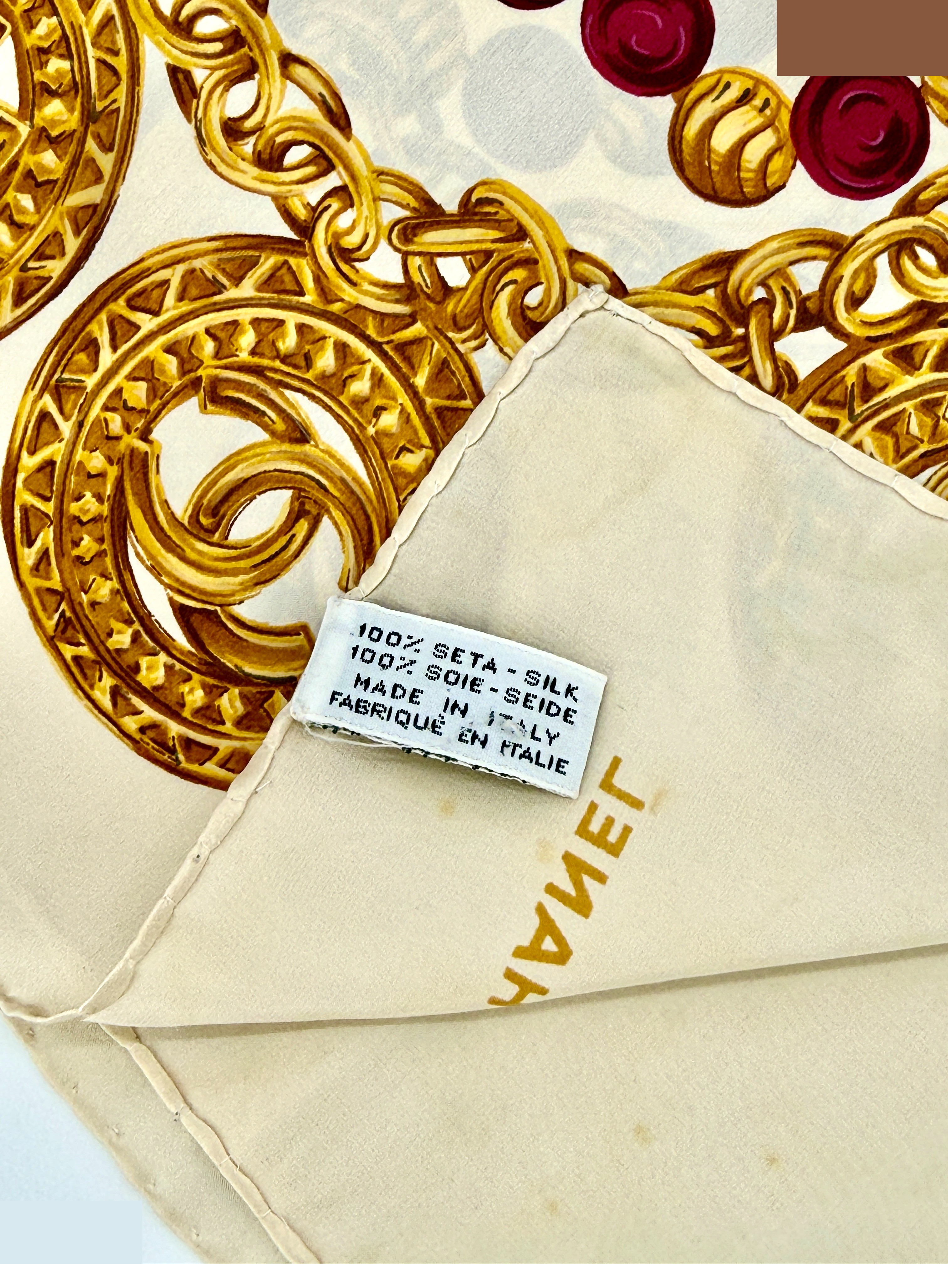 Other lines: Coco Mark scarf (with tag) — view 8