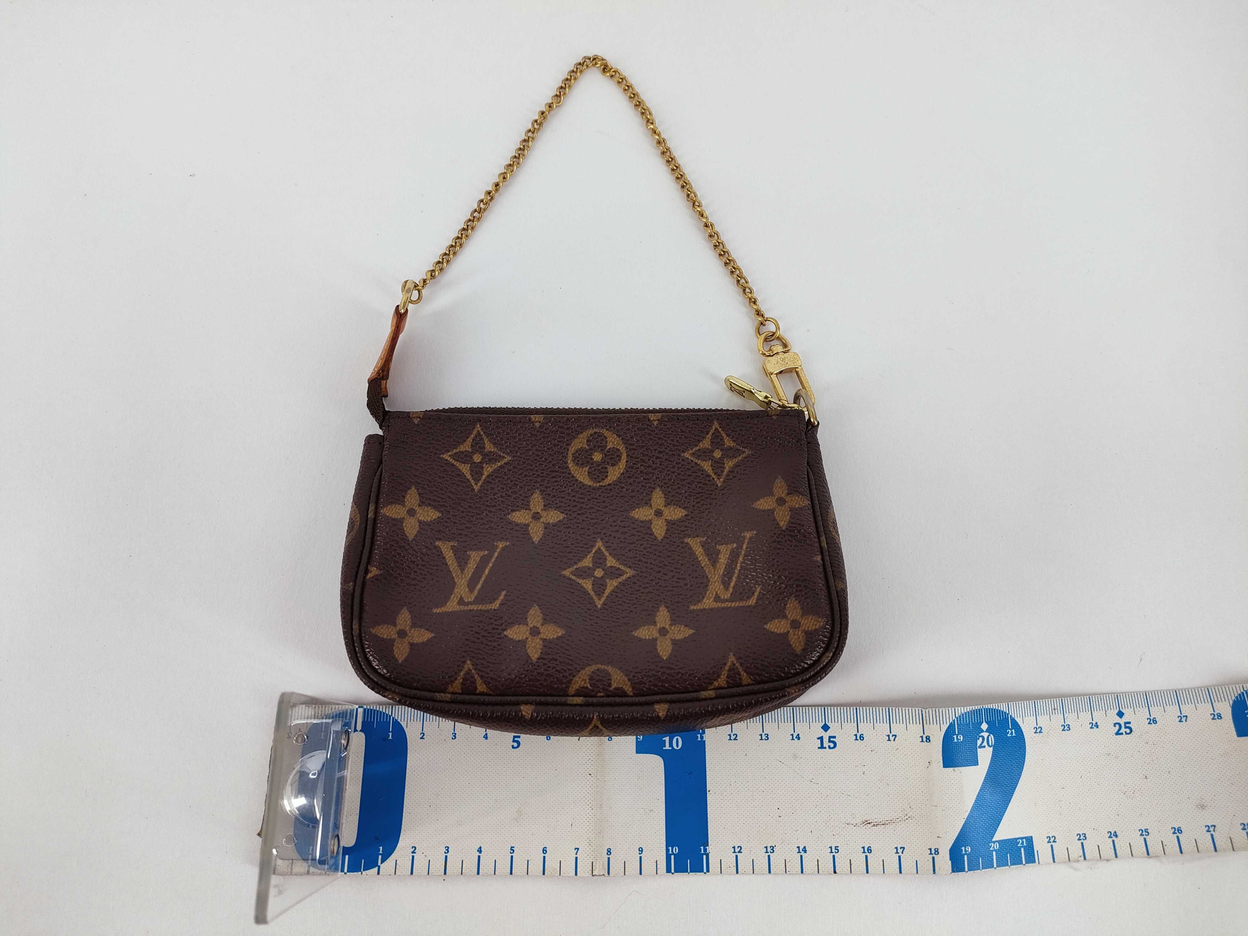 Monogram Louis Vuitton Monogram Mini Pochette Accessory M60153 Pouch — view 2