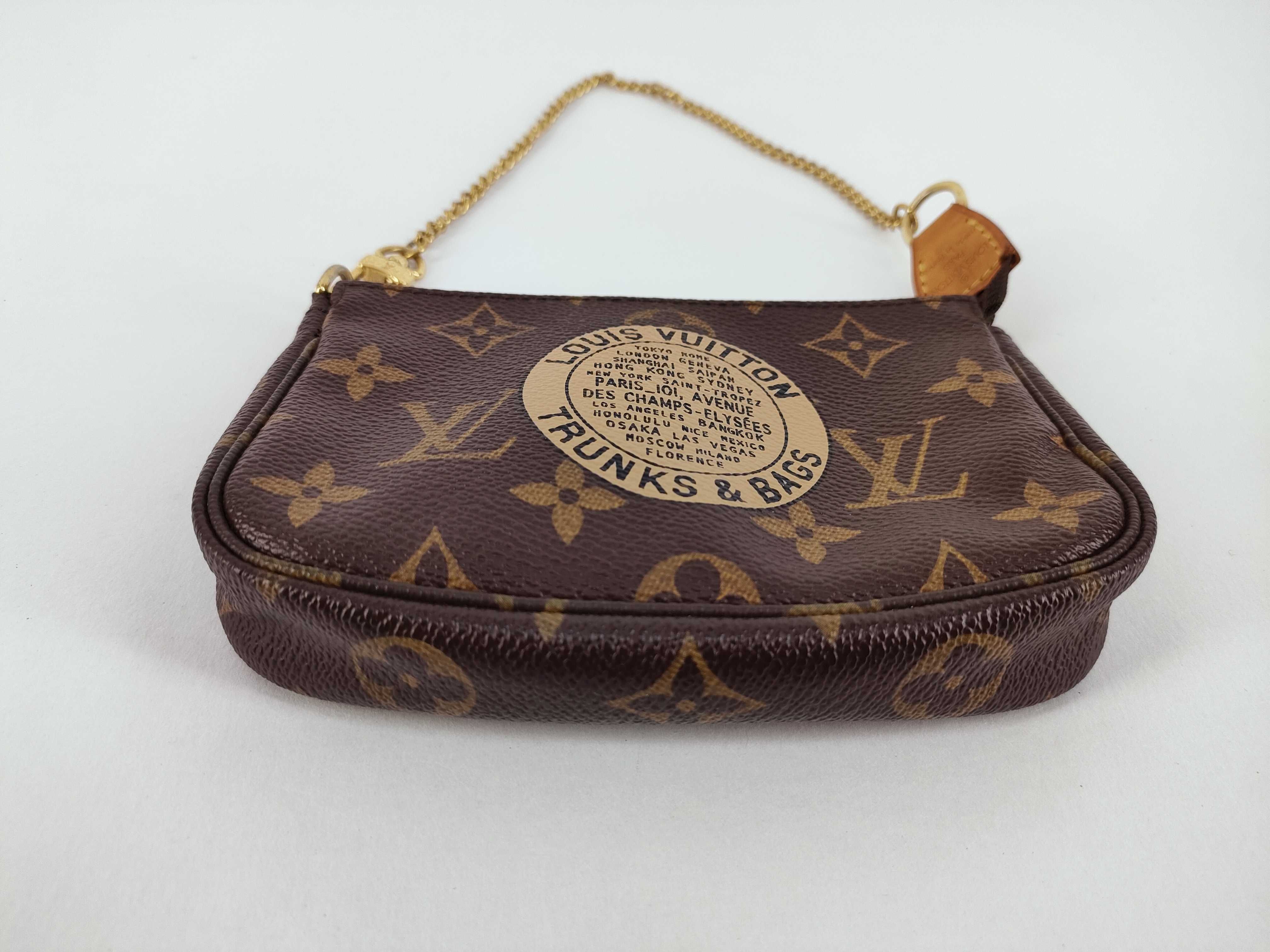 Monogram Louis Vuitton Monogram Mini Pochette Accessory M60153 Pouch — view 6