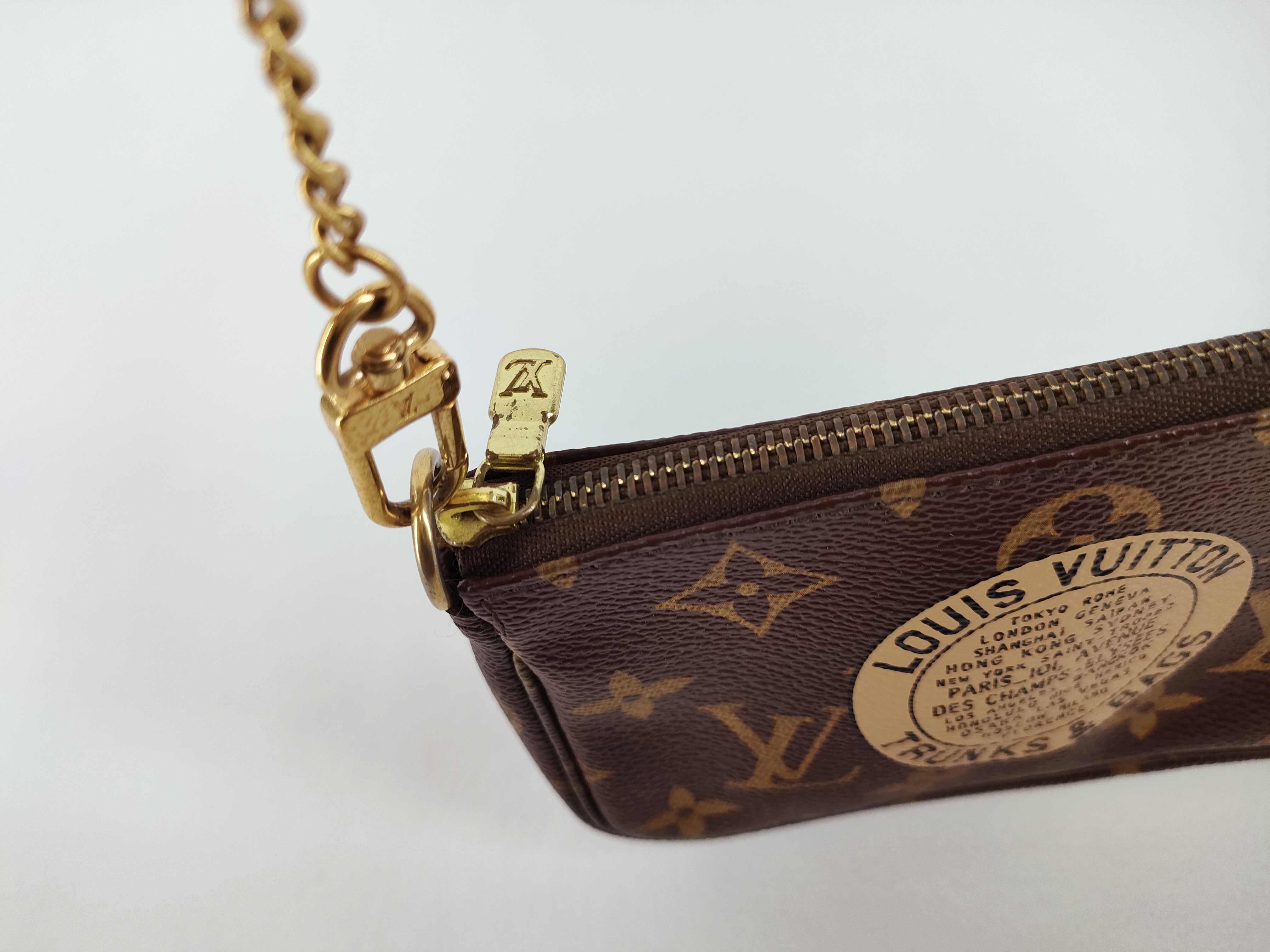 Monogram Louis Vuitton Monogram Mini Pochette Accessory M60153 Pouch — view 8