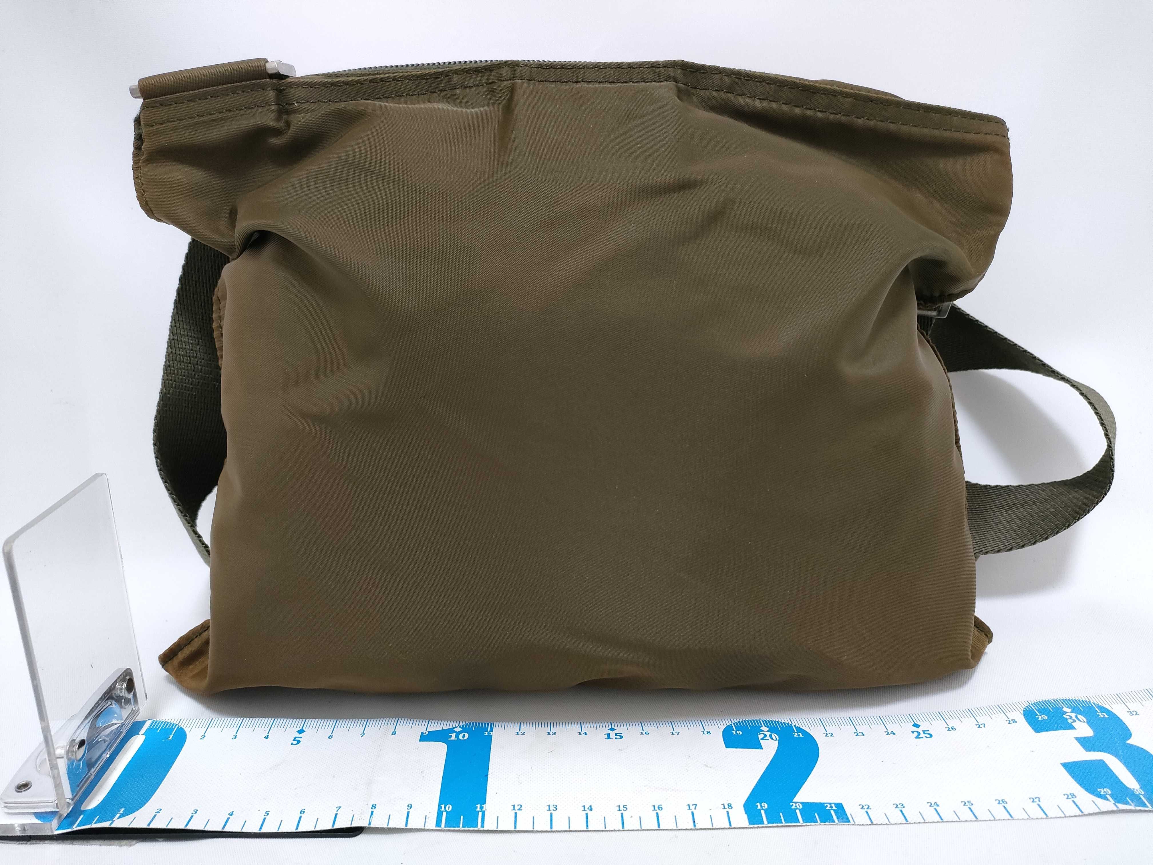 Nylon Prada Tessuto Shoulder Bag Nylon Khaki Shoulder Bag — view 2