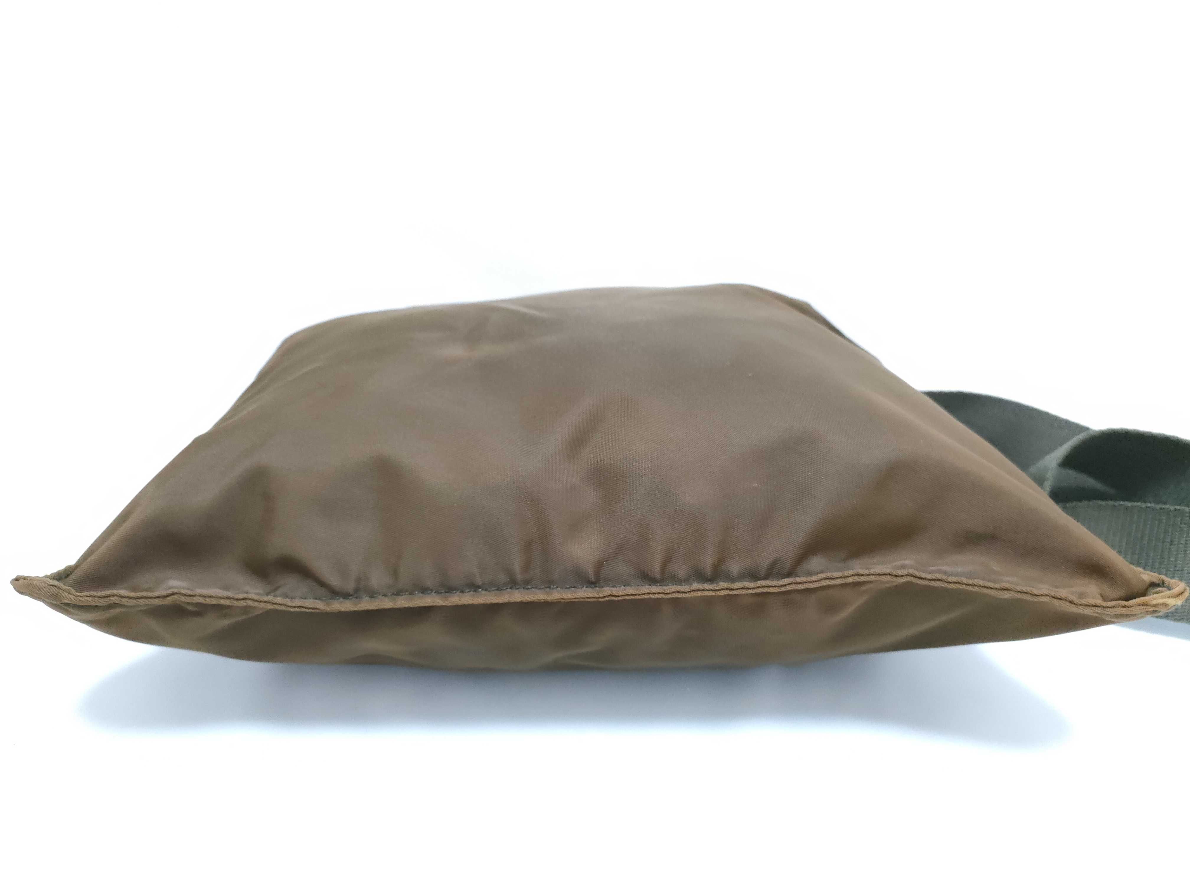 Nylon Prada Tessuto Shoulder Bag Nylon Khaki Shoulder Bag — view 8