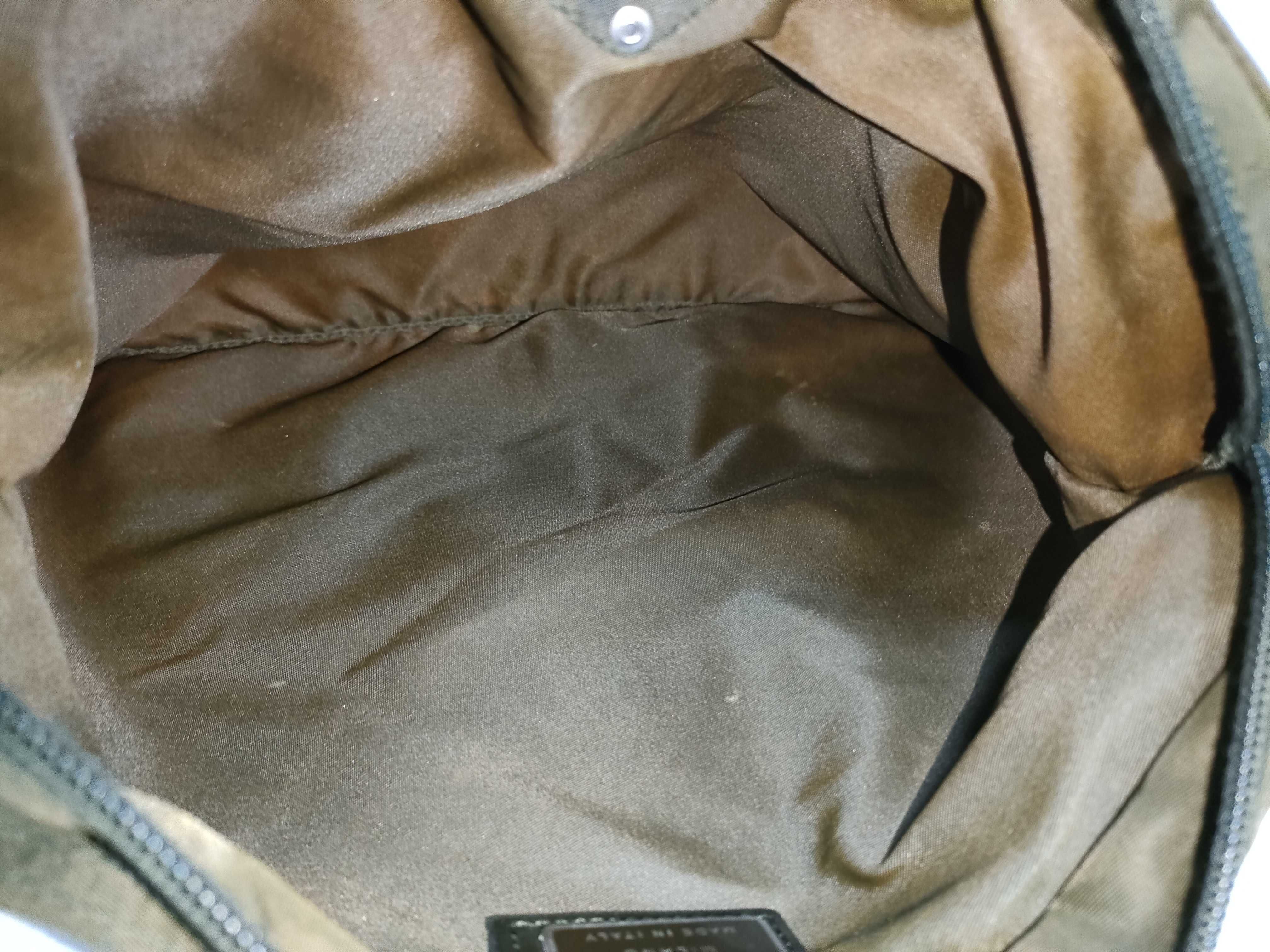 Nylon Prada Tessuto Shoulder Bag Nylon Khaki Shoulder Bag — view 10