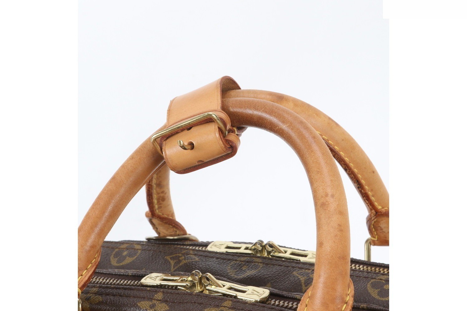 Monogram Alizé 24H M41399 Leather Boston Bag — view 2