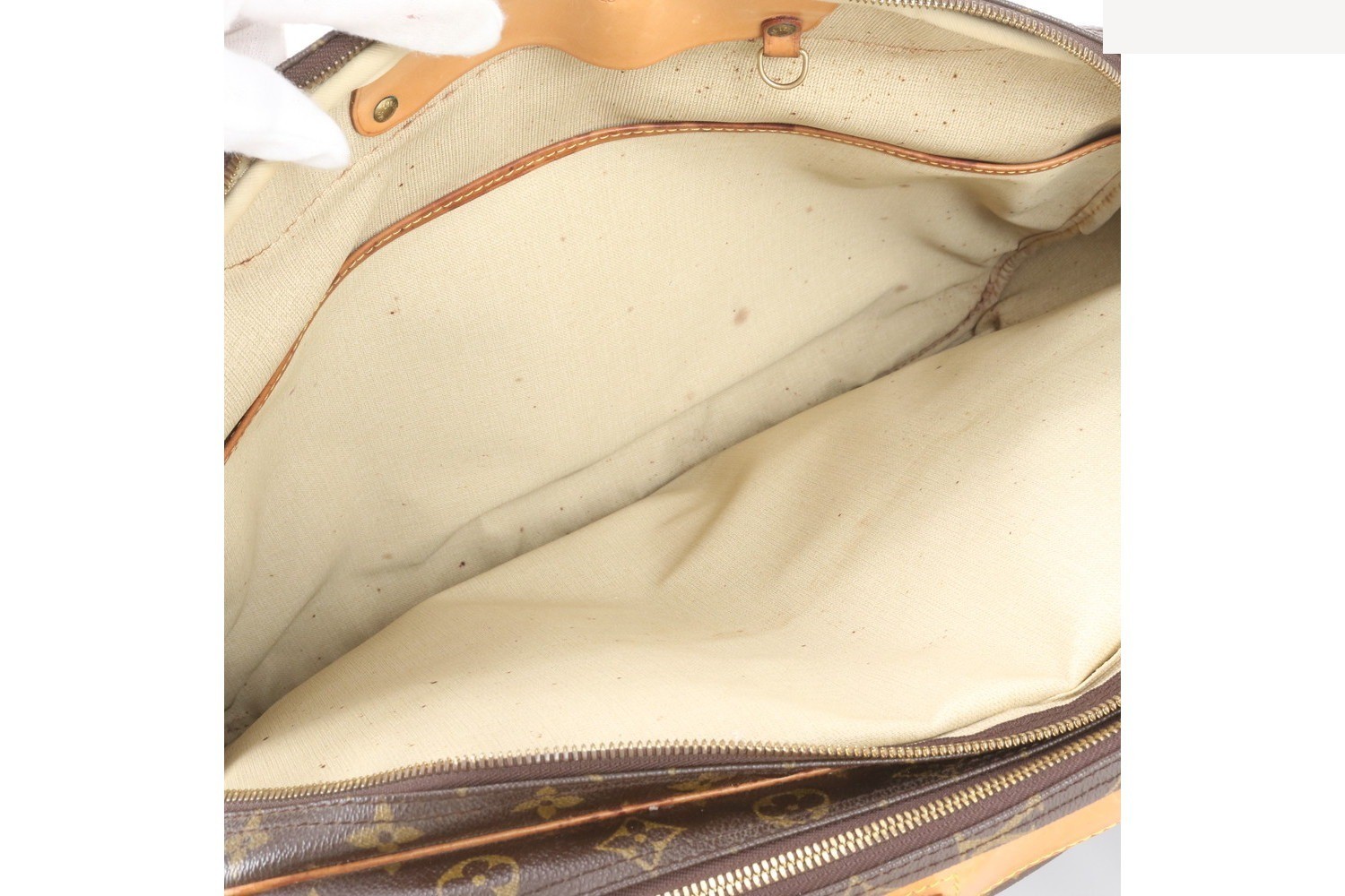 Monogram Alizé 24H M41399 Leather Boston Bag — view 7