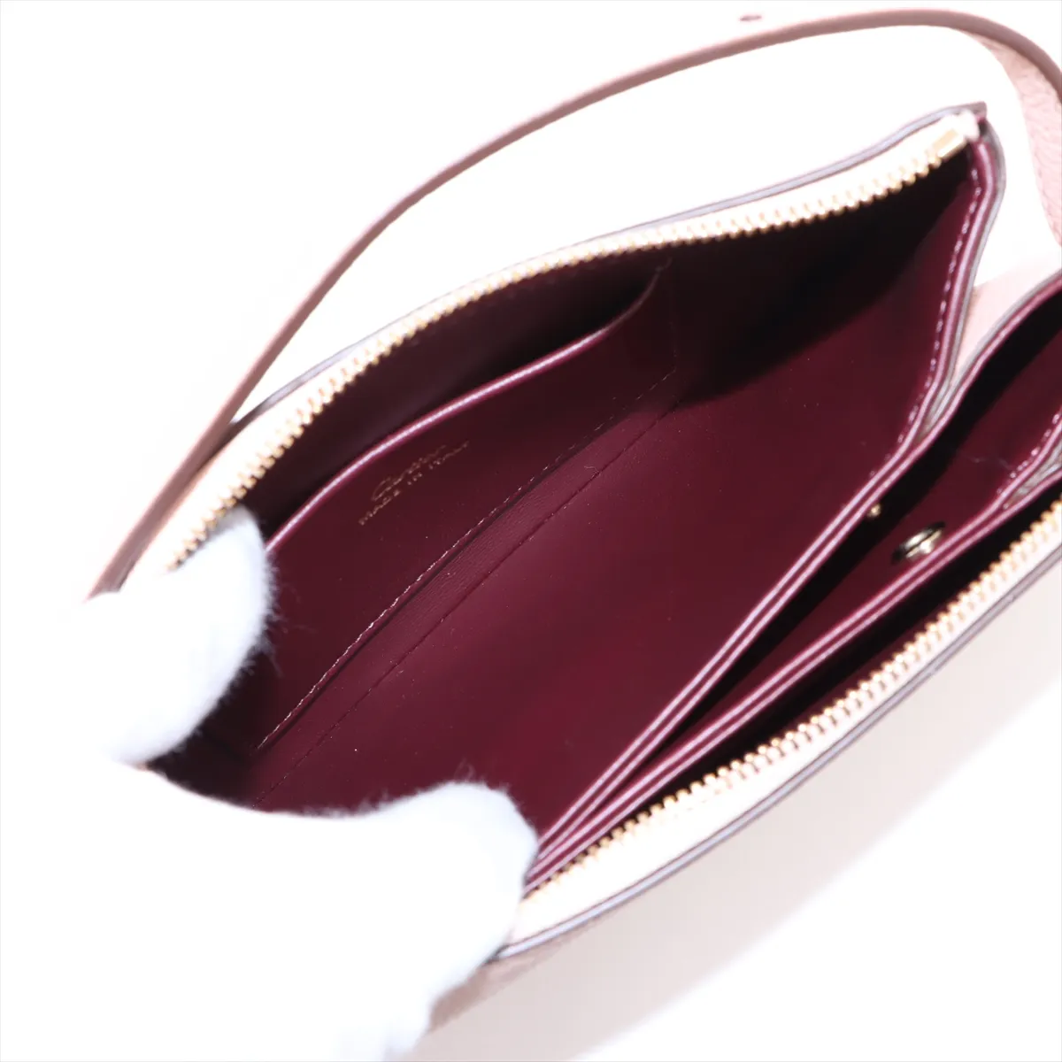 Trinity Leather Shoulder Bag Pink — view 7