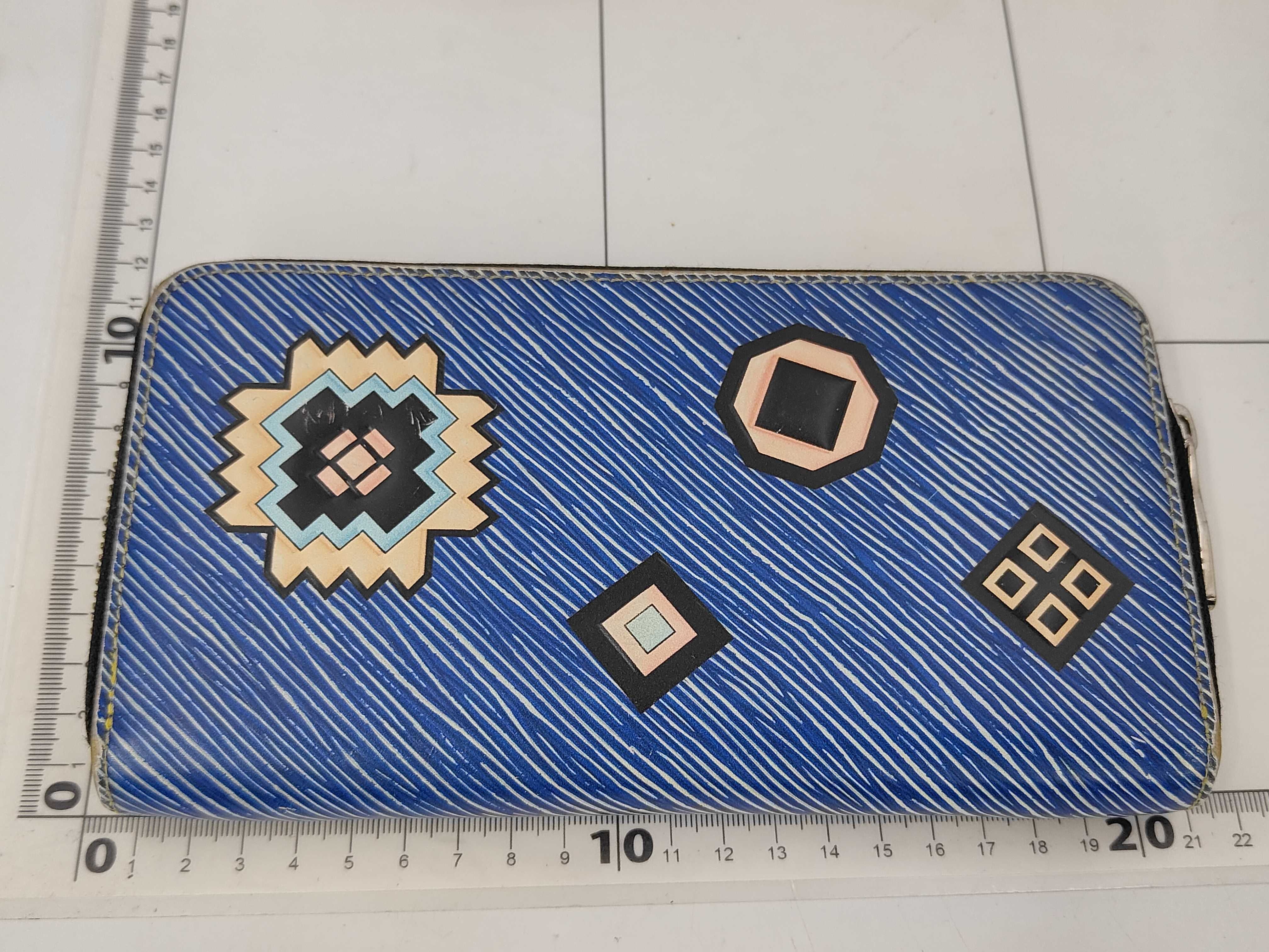Epi Louis Vuitton M61494 Epi Denim Zippy Wallet Long Wallet TN2175 Stiff Zipper Wallet — view 2