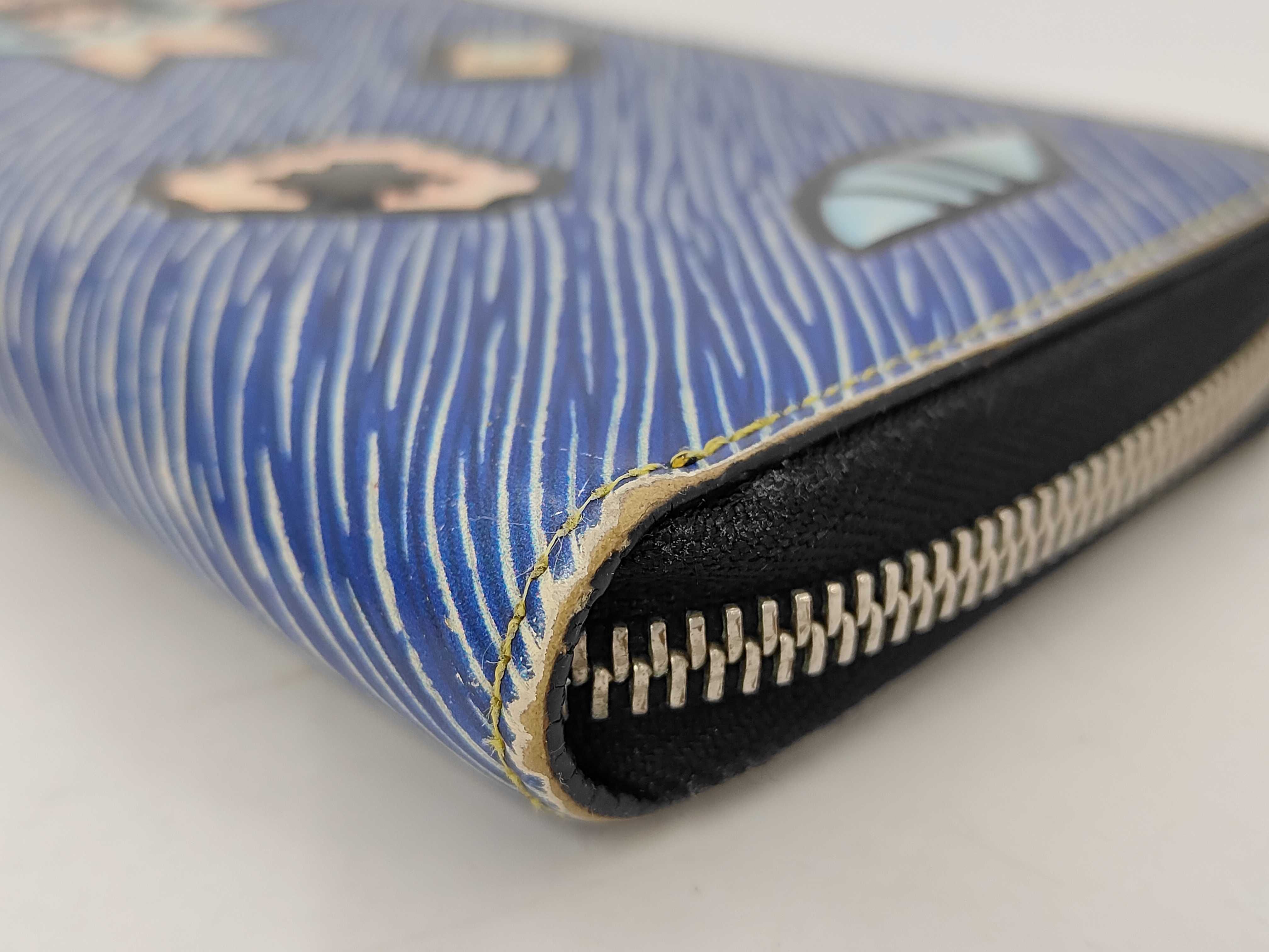 Epi Louis Vuitton M61494 Epi Denim Zippy Wallet Long Wallet TN2175 Stiff Zipper Wallet — view 3