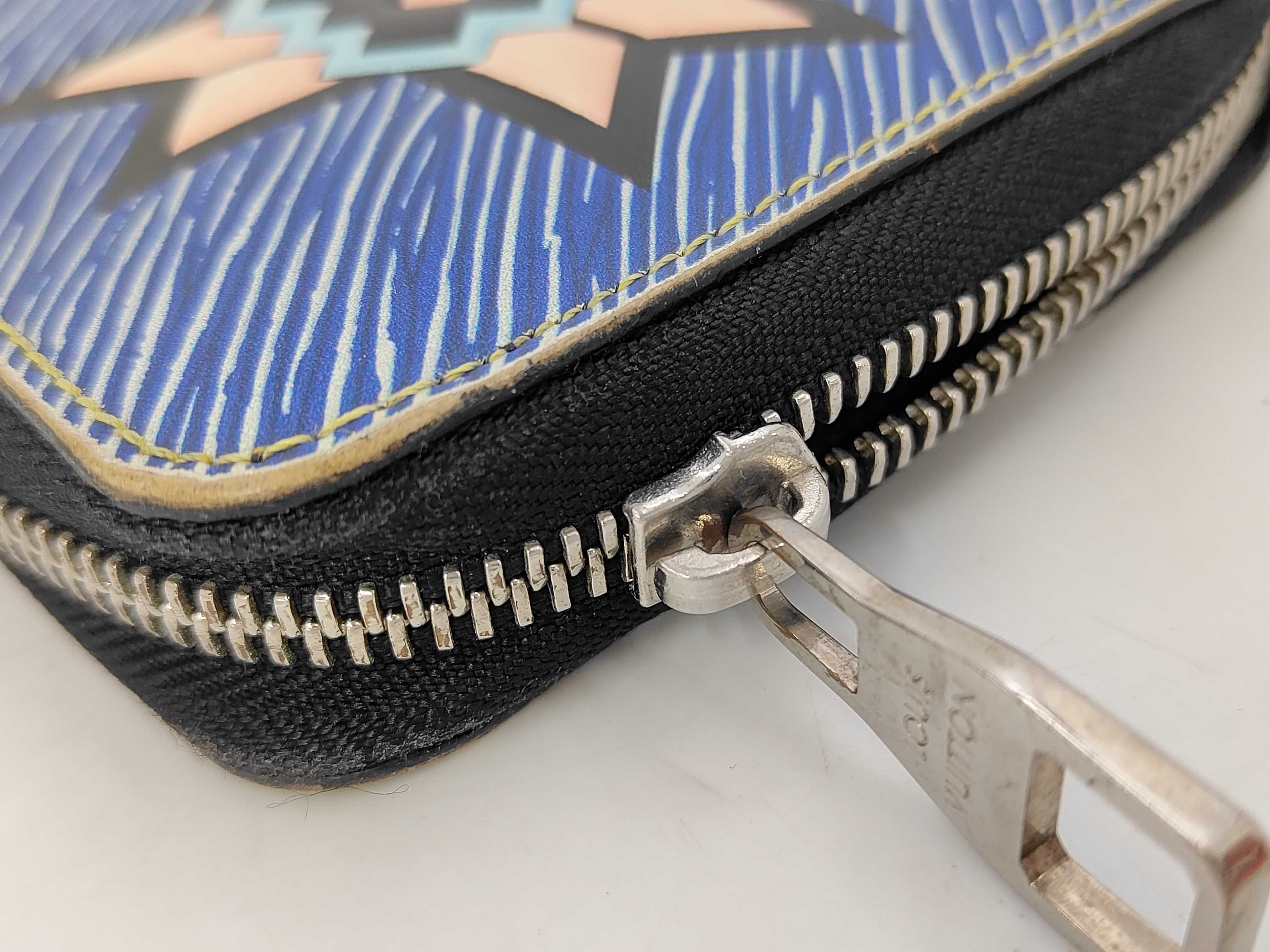 Epi Louis Vuitton M61494 Epi Denim Zippy Wallet Long Wallet TN2175 Stiff Zipper Wallet — view 4