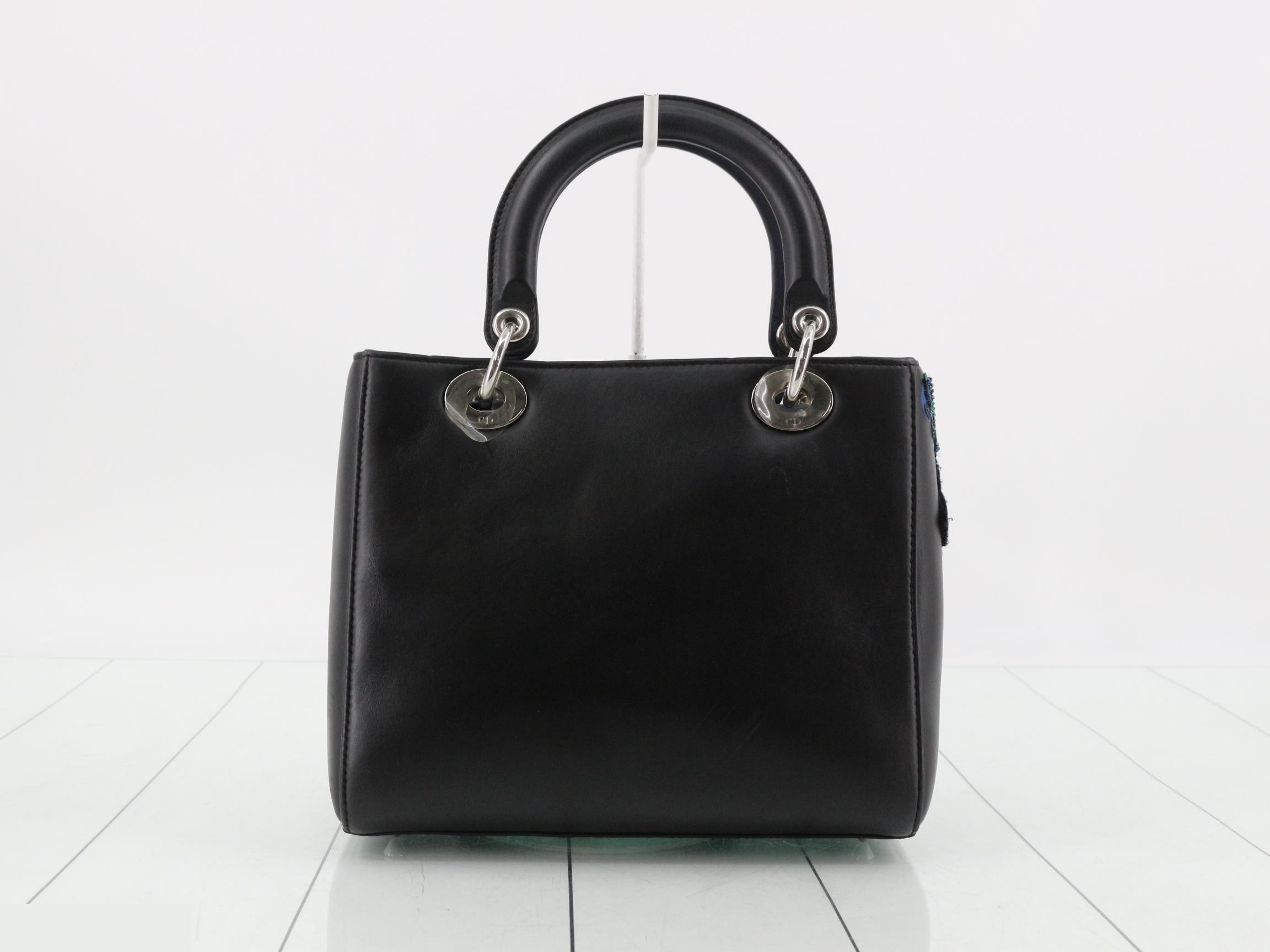 Embroidered ladybag leather — view 2