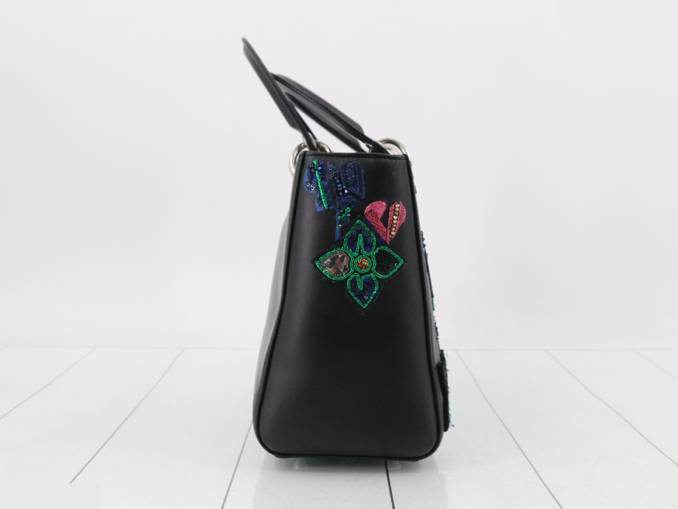 Embroidered ladybag leather — view 4
