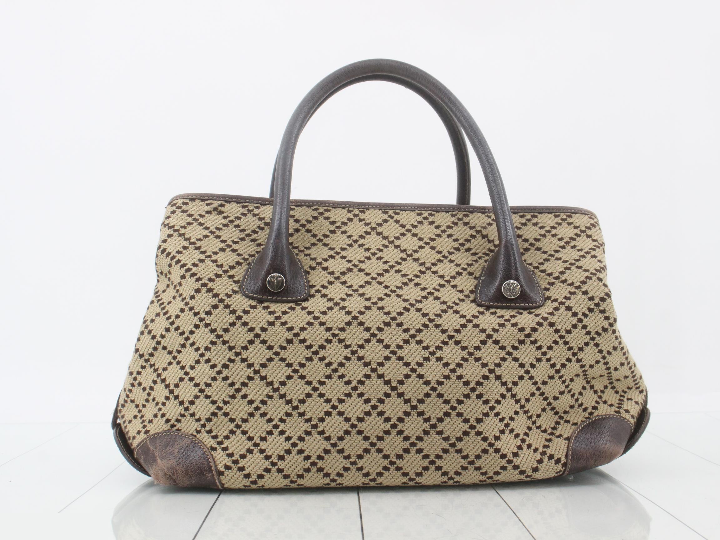 Diamante Canvas Handbag — view 2
