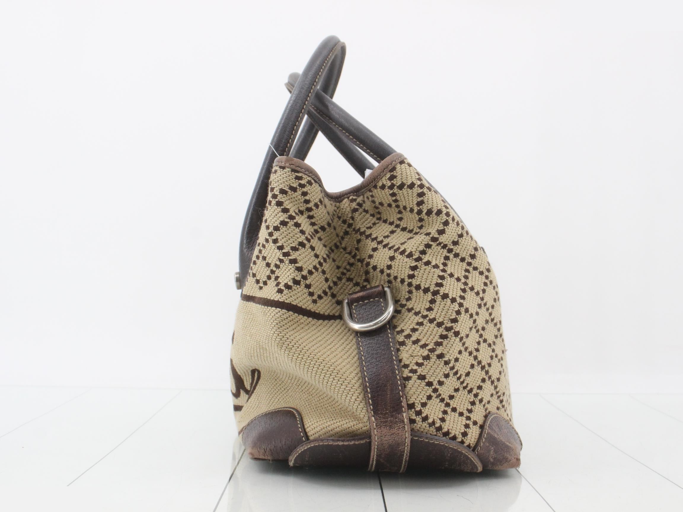Diamante Canvas Handbag — view 3