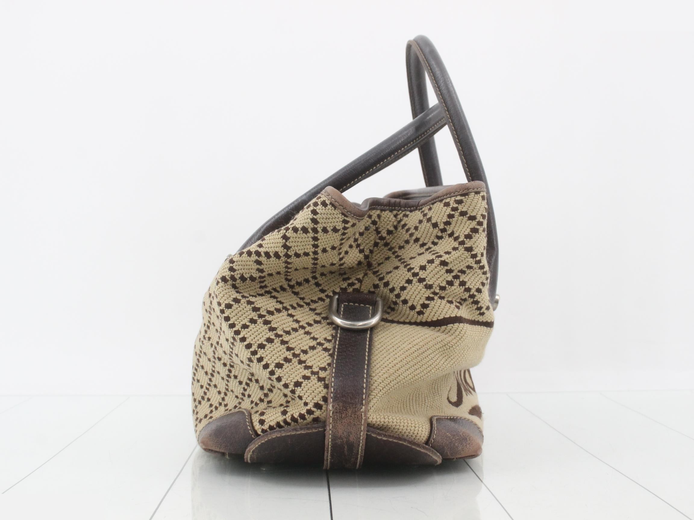 Diamante Canvas Handbag — view 4