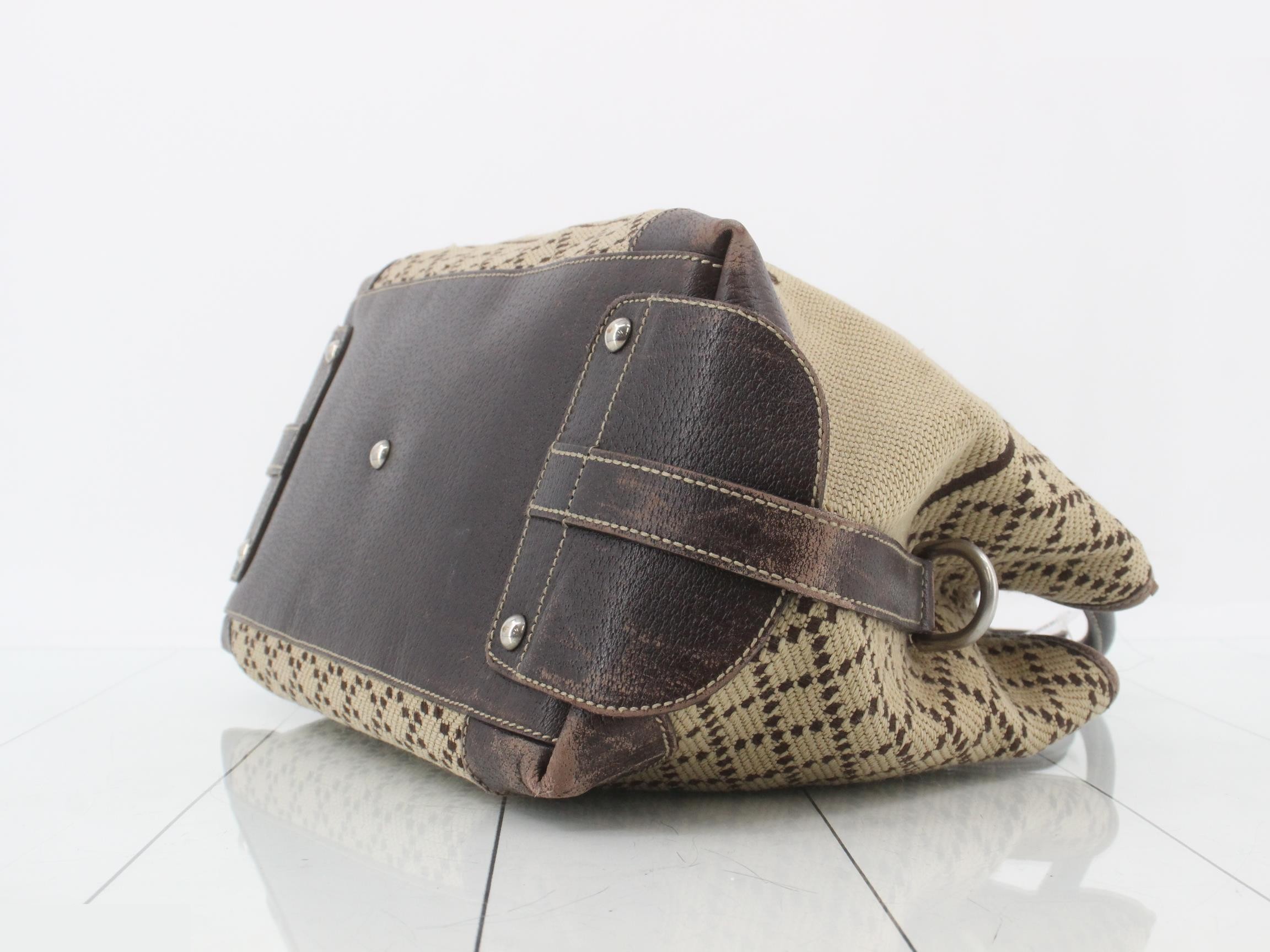 Diamante Canvas Handbag — view 6