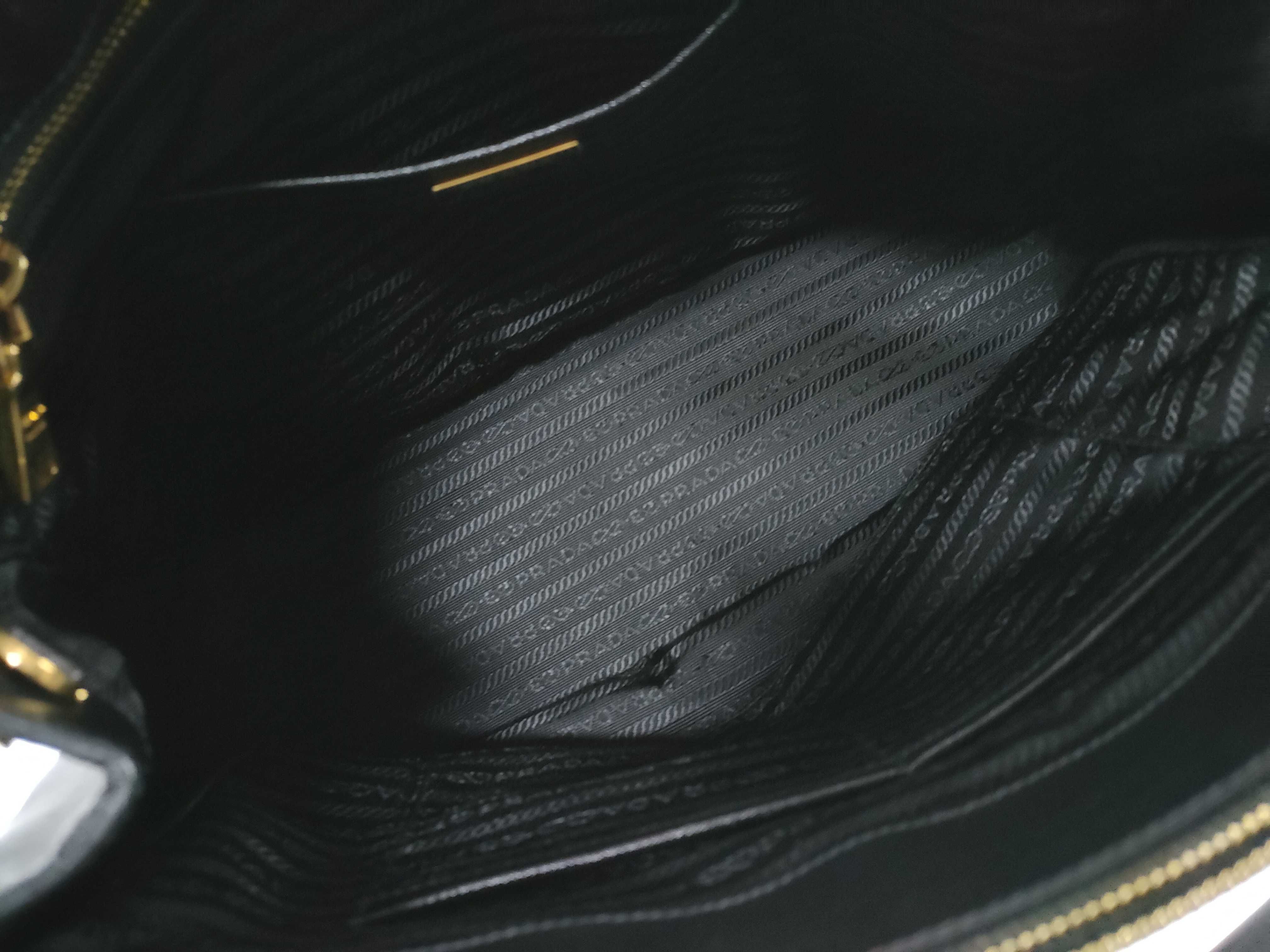 Galleria bag, black Saffiano leather handbag — view 9