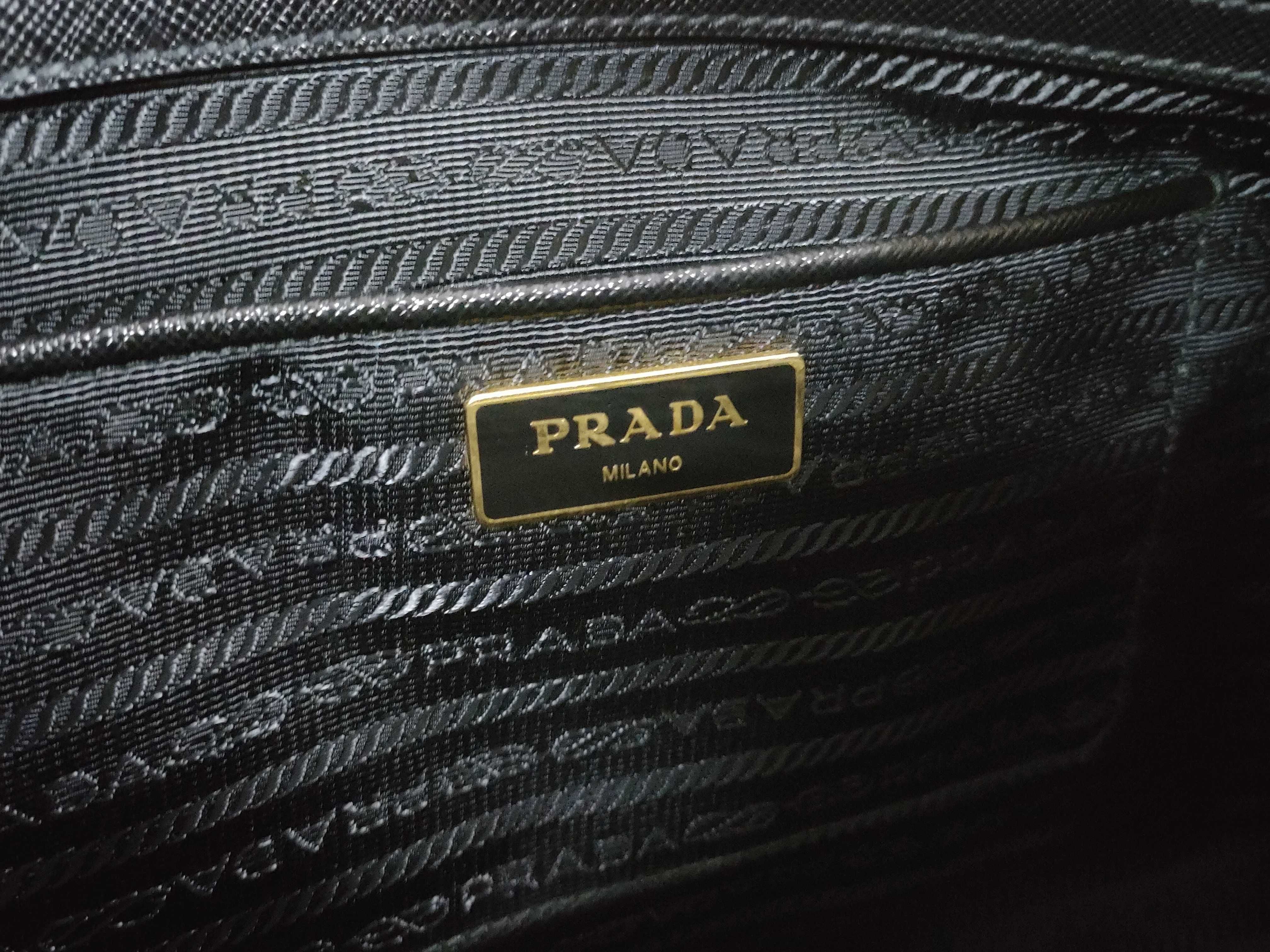 Galleria bag, black Saffiano leather handbag — view 10