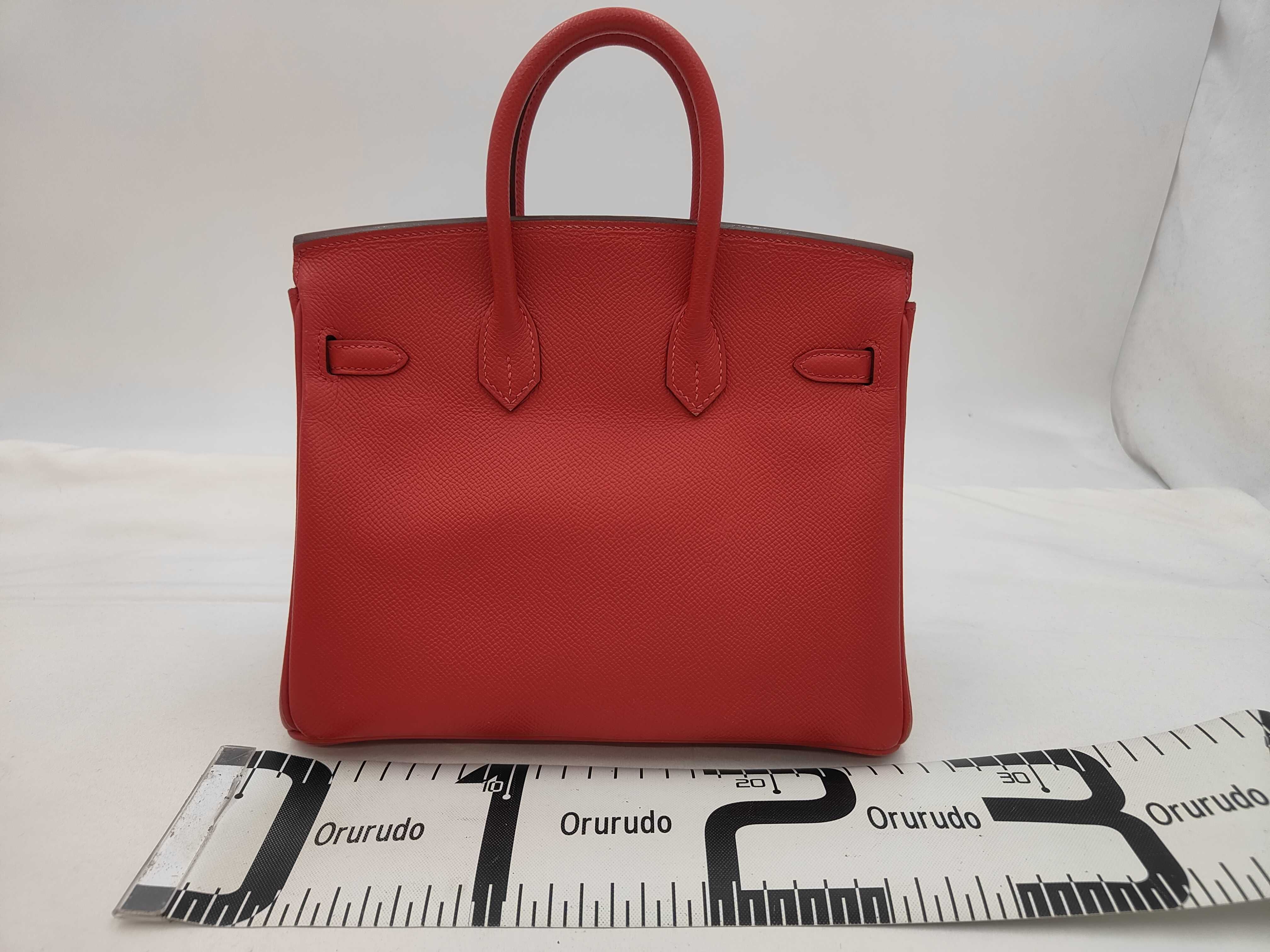 Birkin 25, Veau Epsom leather, silver hardware, M stamp, handbag — view 2