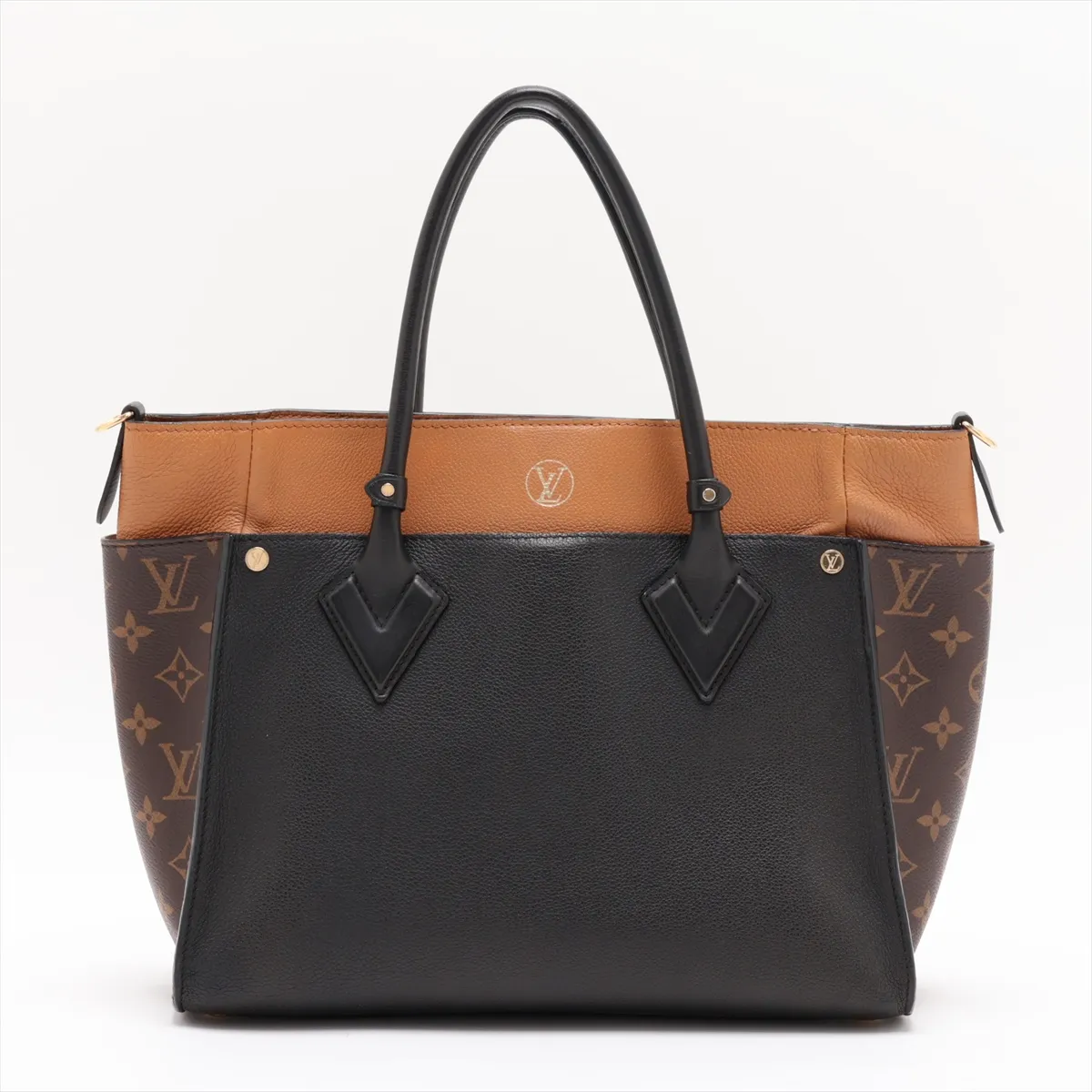 Monogram On My Side MM M53823 SR1149 Black x Brown (RFID detected) — view 2